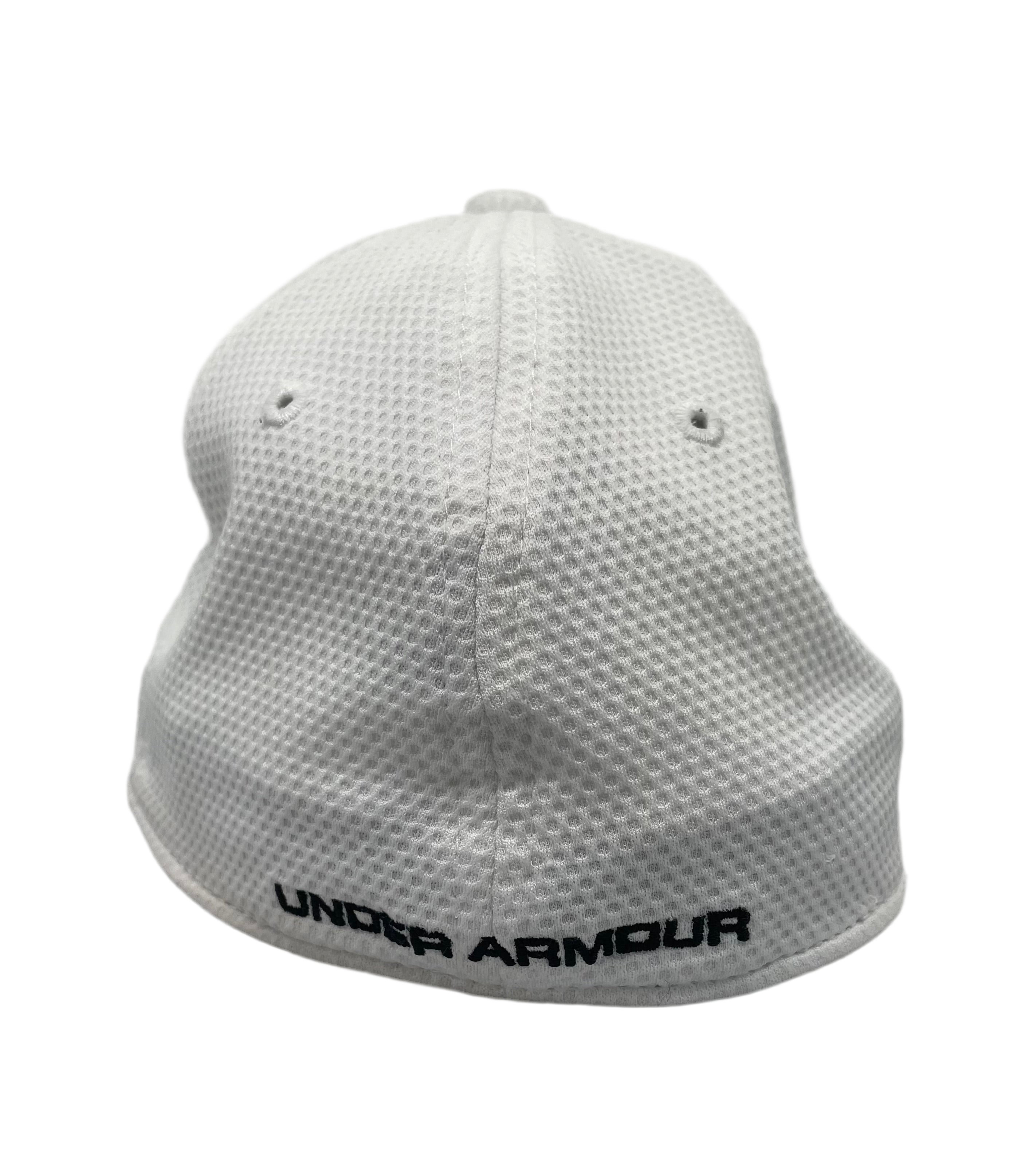 Under Armour Fitted Cap Bestickt Weiß Größe S/M Kinder