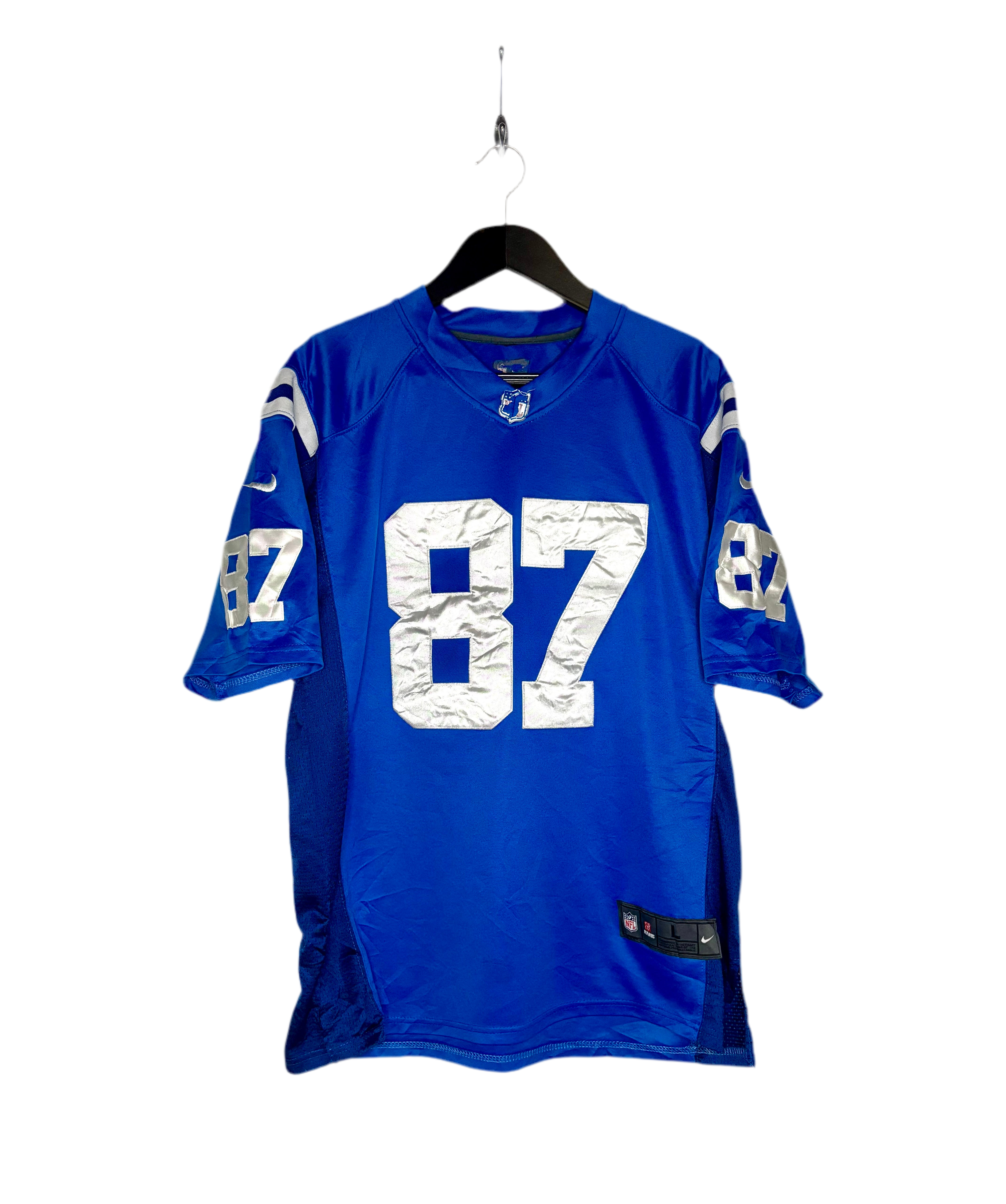 Nike NFL Indianapolis Colts Jersey #87 Reggie Wayne Blau Größe L