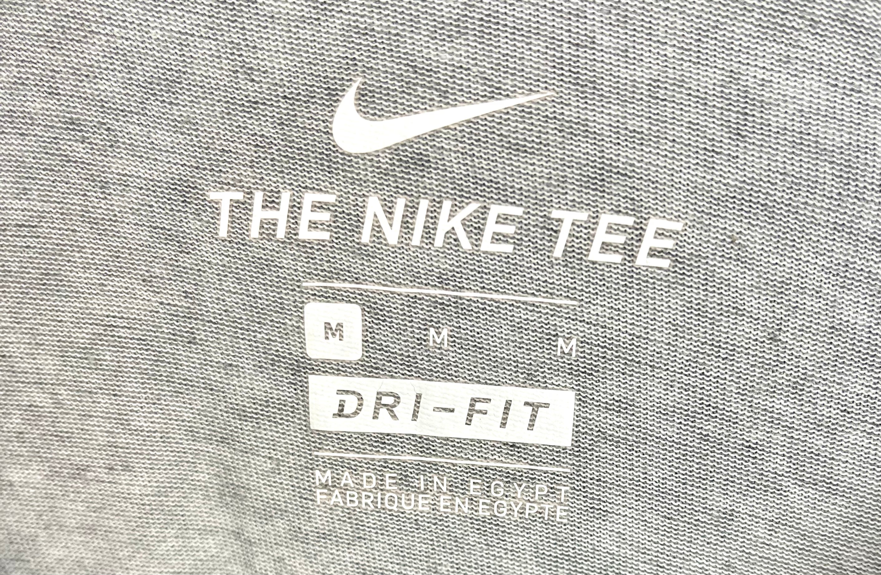 Nike T-Shirt Dreiviertel Arm Grau Größe M