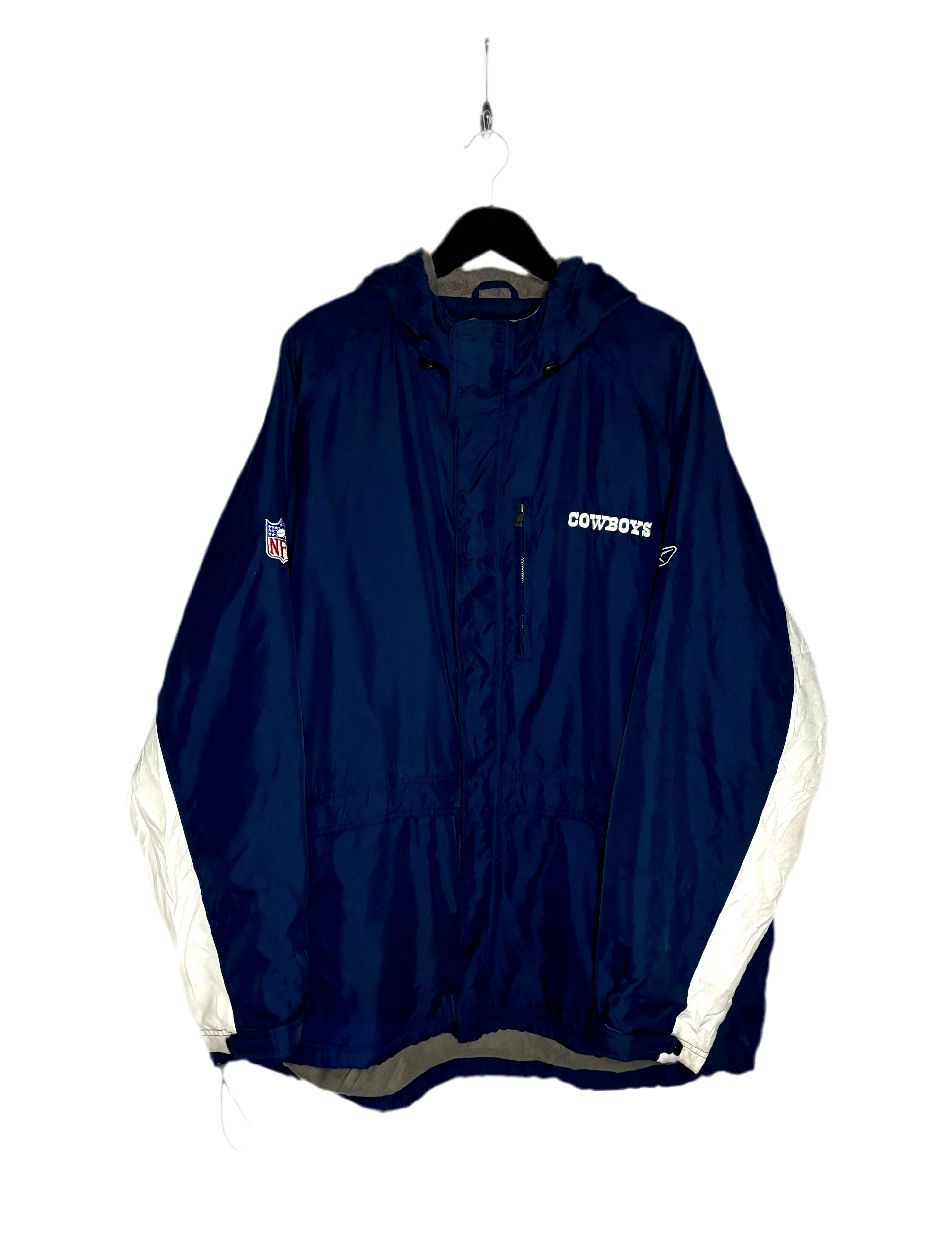 Reebok NFL Vintage Dallas Cowboys Winterjacke Blau Größe XXL