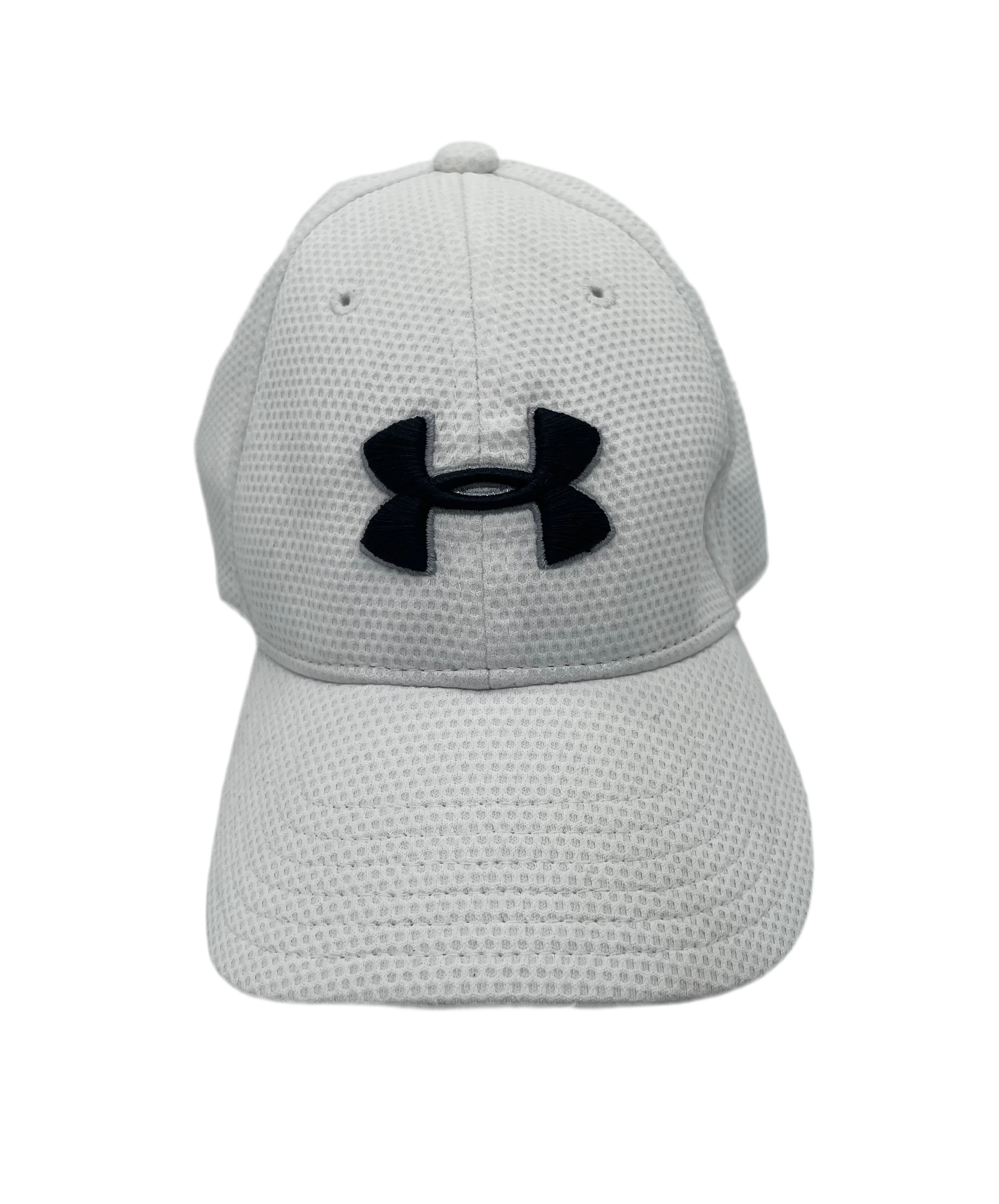 Under Armour Fitted Cap Bestickt Weiß Größe S/M Kinder