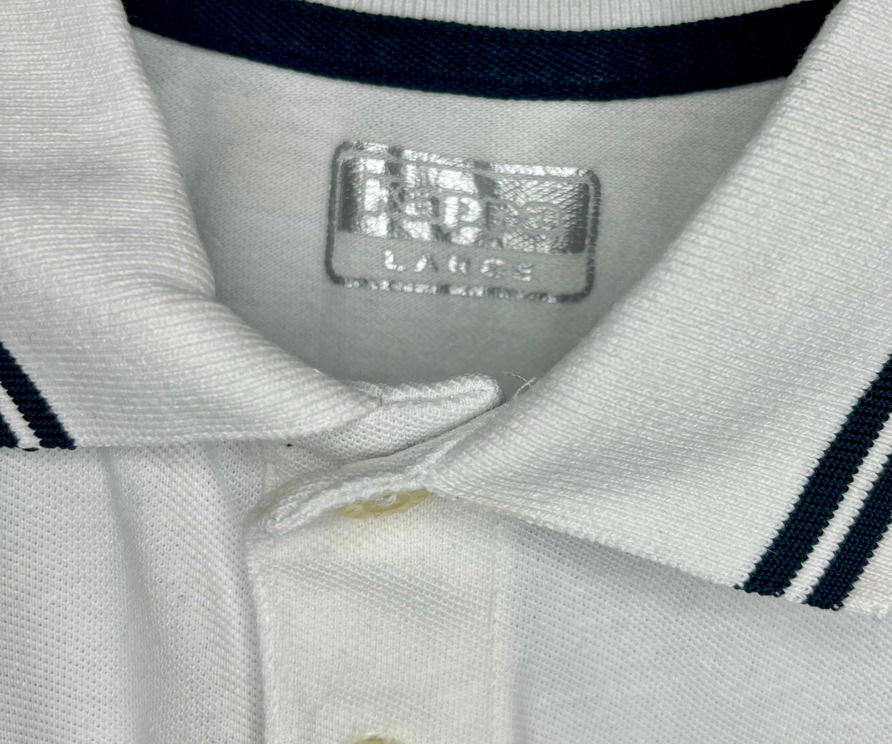 Kappa Polo Shirt Weiß Größe L