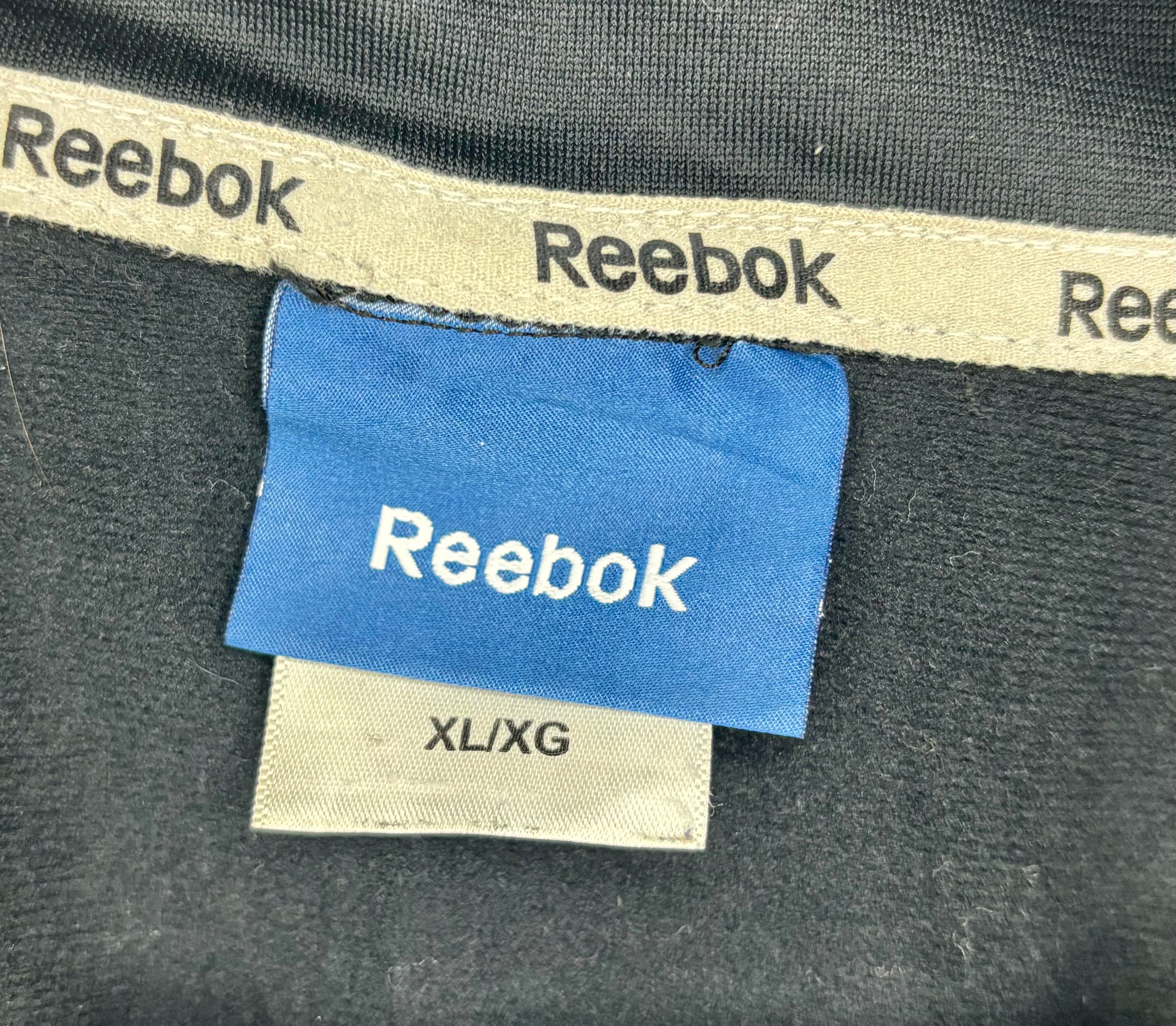 Reebok Q-Zip Sweater Schwarz Größe XL
