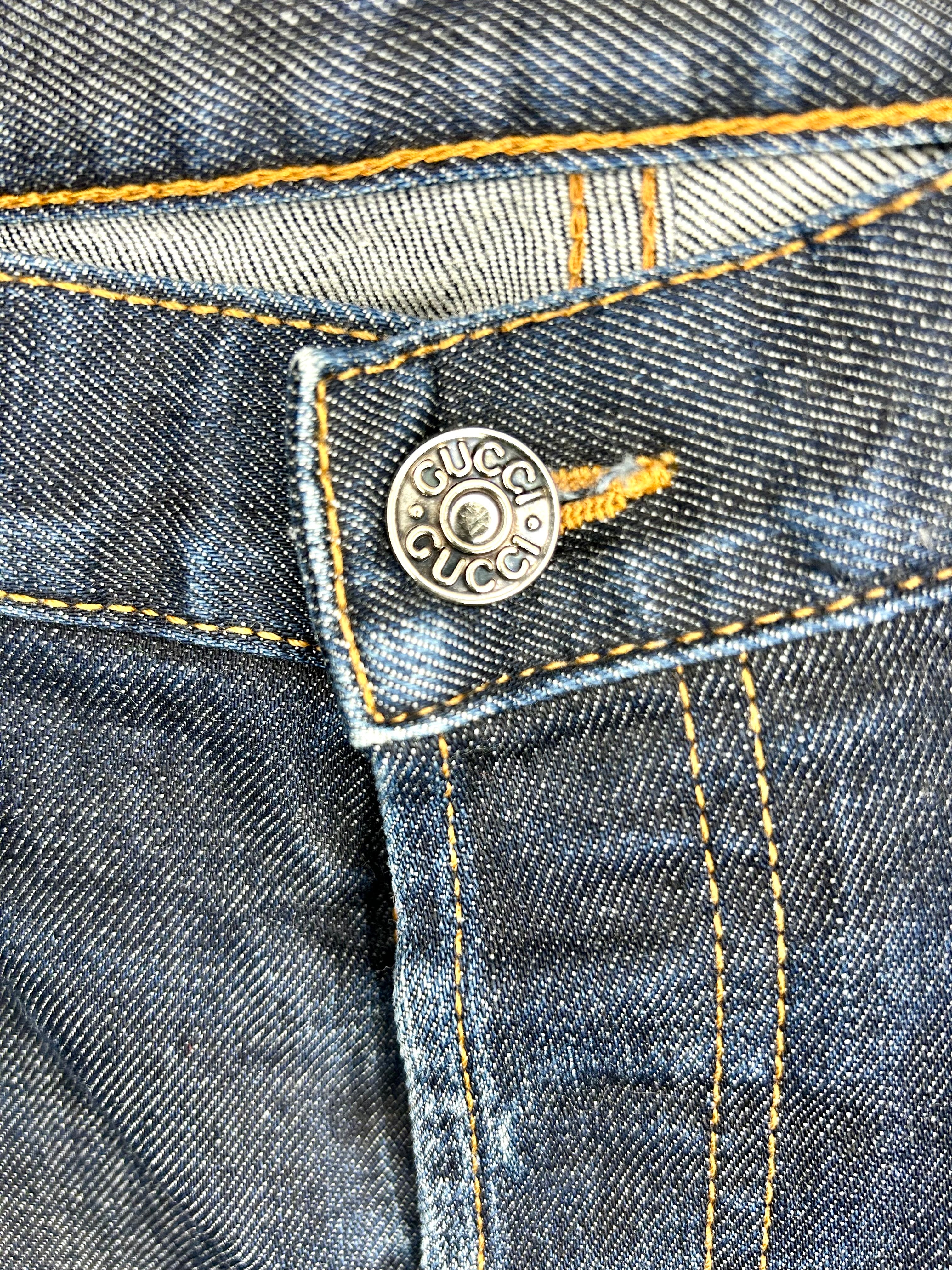 Gucci Jeans Blau Größe L