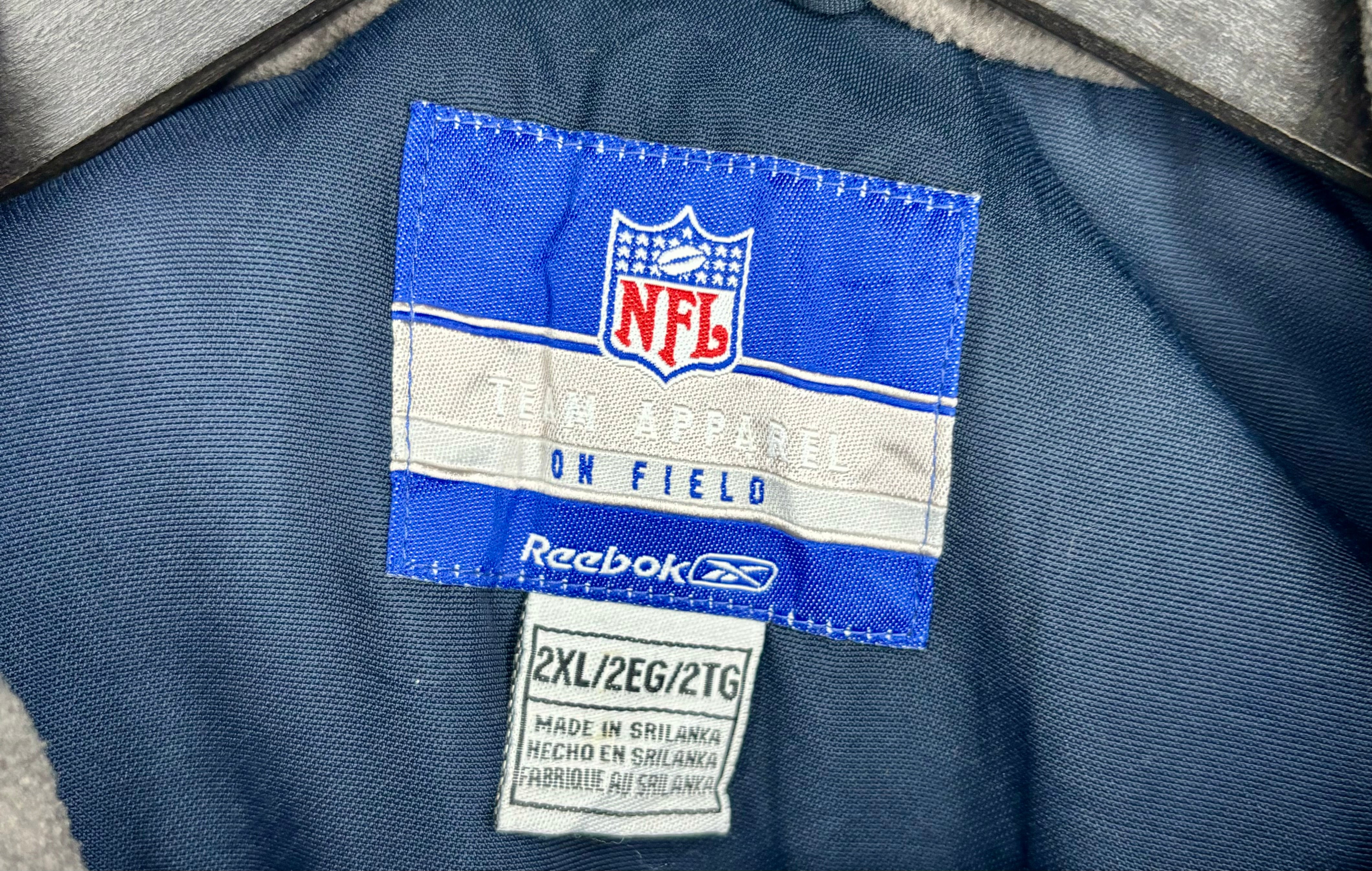 Reebok NFL Vintage Dallas Cowboys Winterjacke Blau Größe XXL
