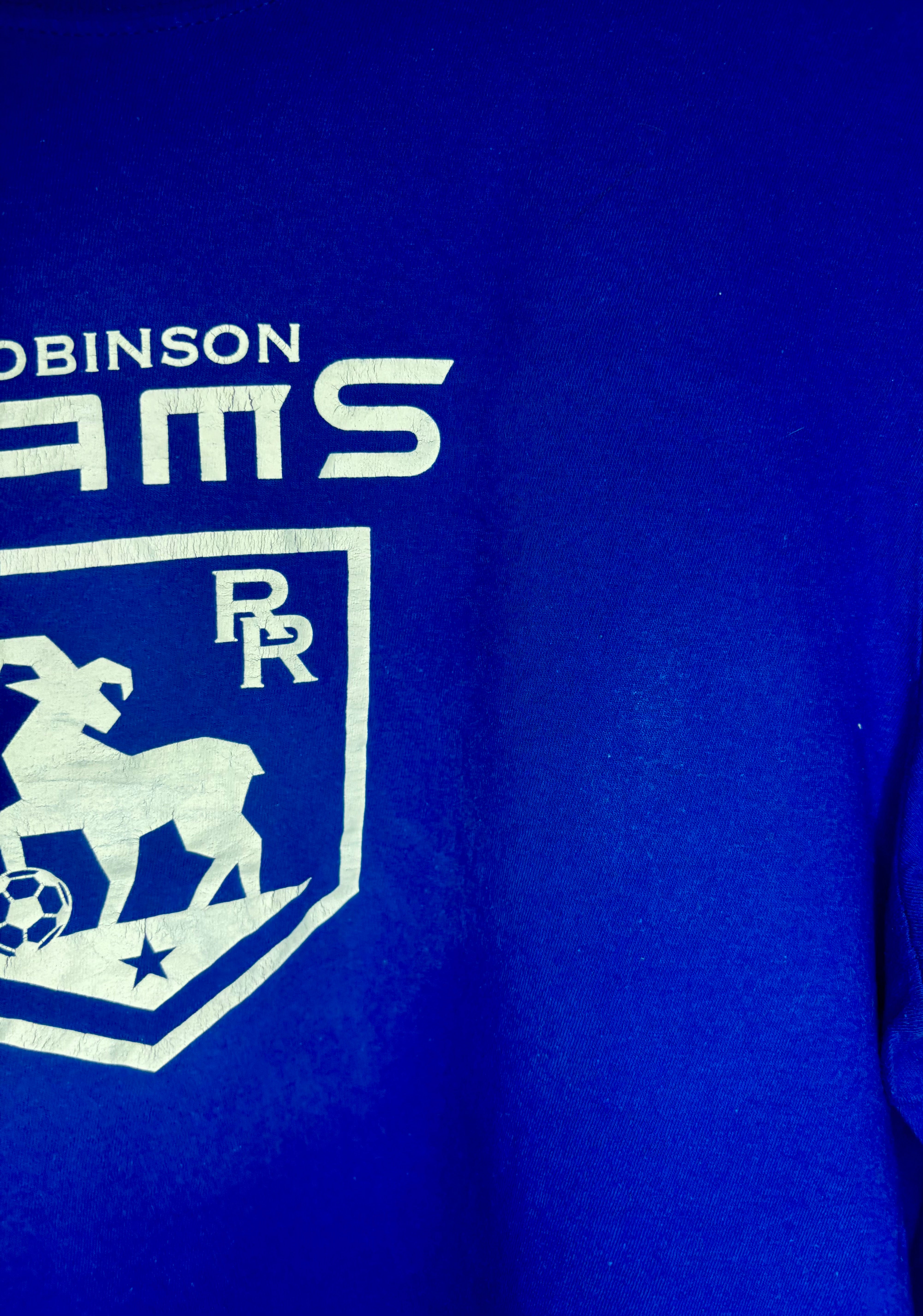 Adidas Robinson Rams Longsleeve Blau Größe M
