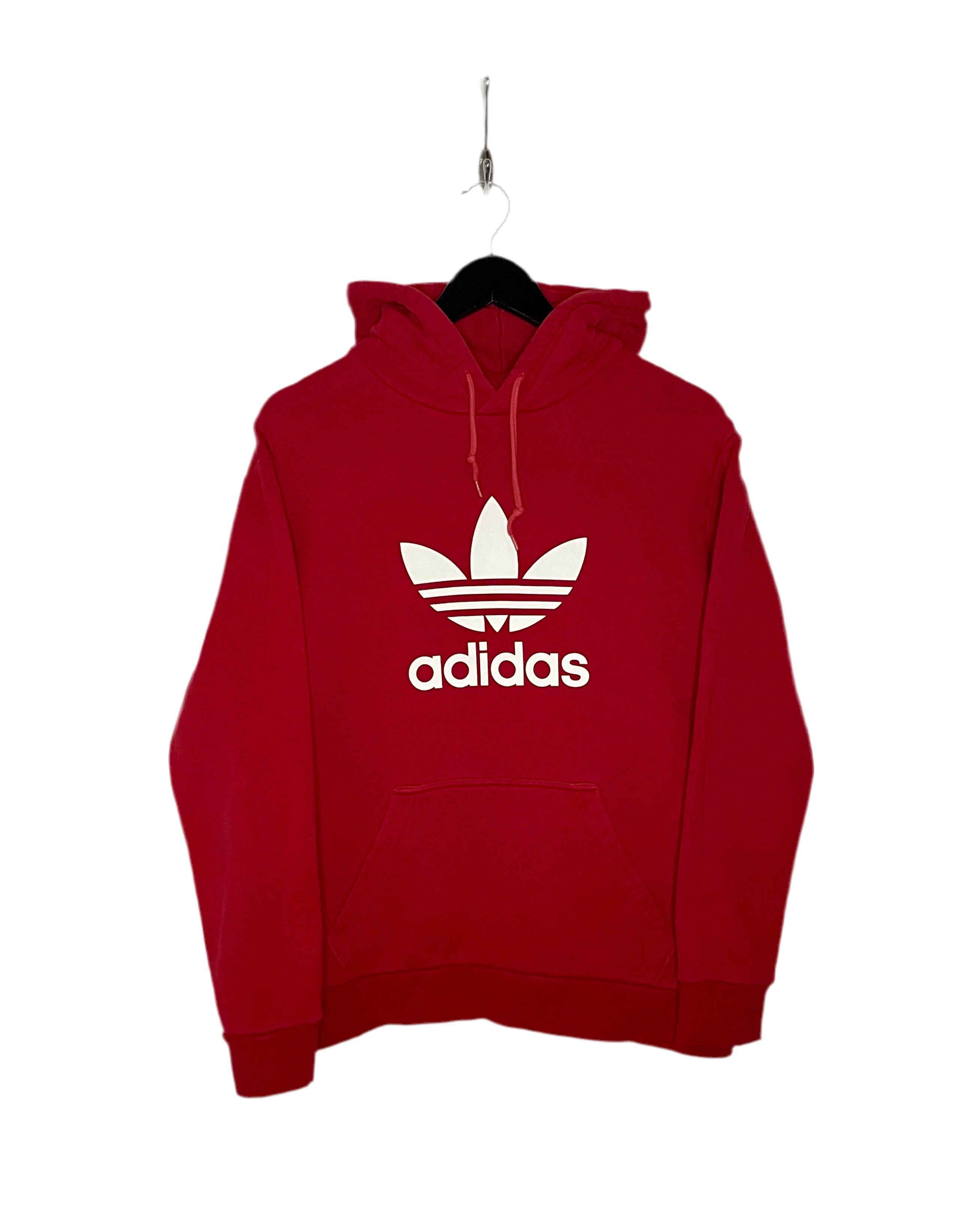Adidas Vintage Hoodie Rot Größe S