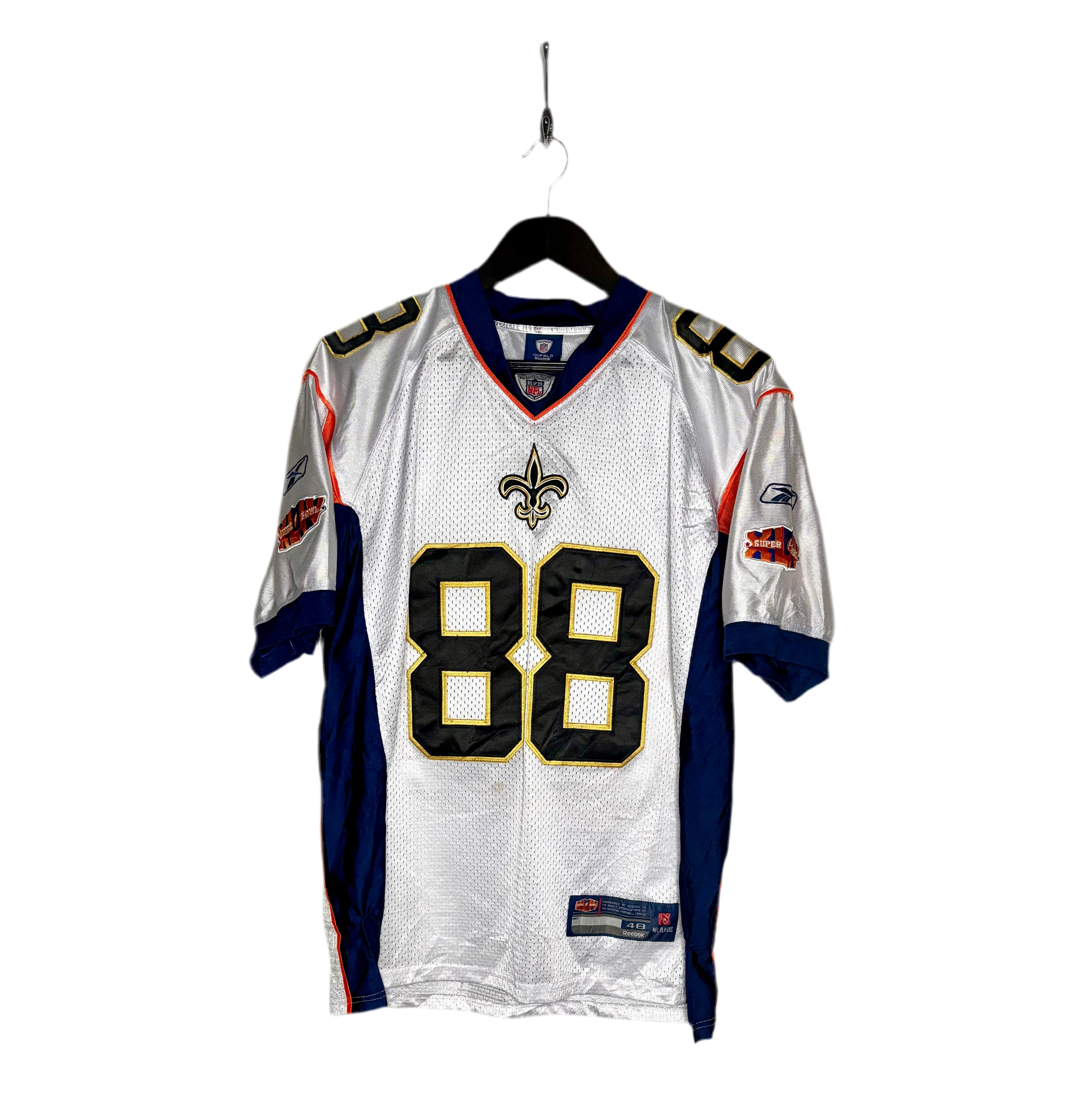 Reebok NFL New Orleans Saints Jersey #88 Jeremy Shockey Weiß Größe L