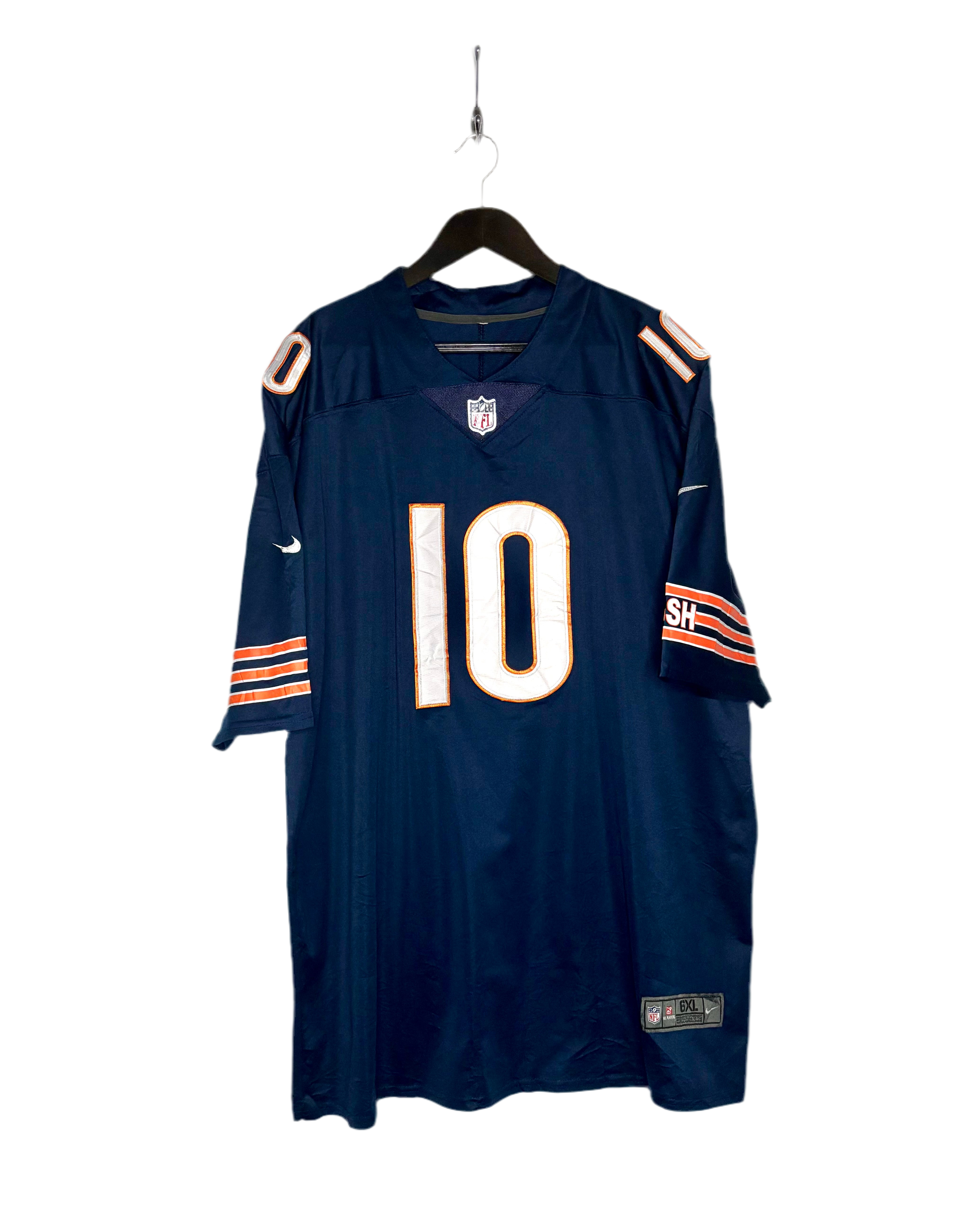 Nike NFL Chicago Bears Jersey #10 Mitchell Trubisky Blau Größe 6XL