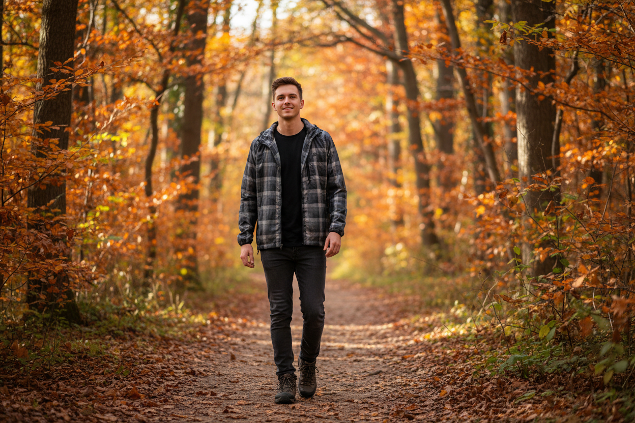 Nike Windbreaker Grau Größe L