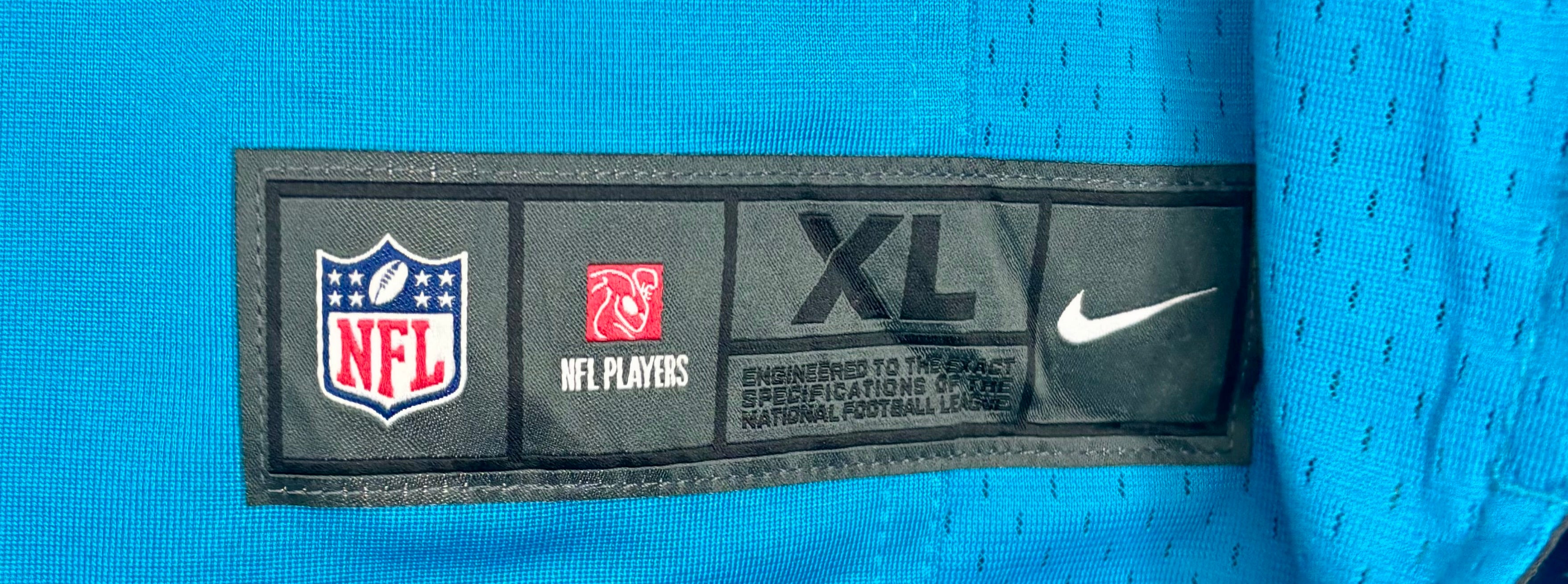 Nike NFL Carolina Panthers Jersey #6 Baker Mayfield Türkis Größe XL