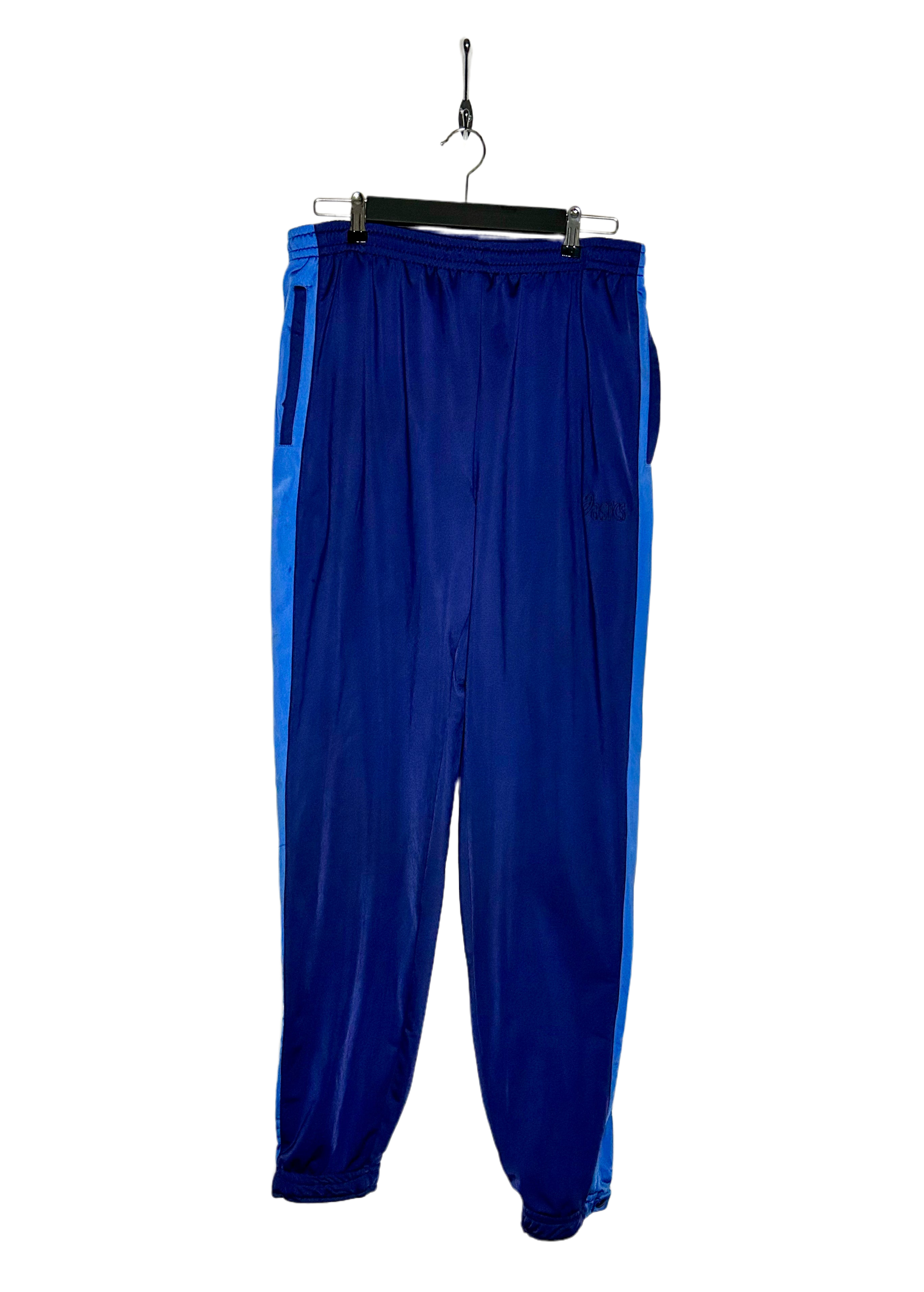 Asics training pants blue size XL