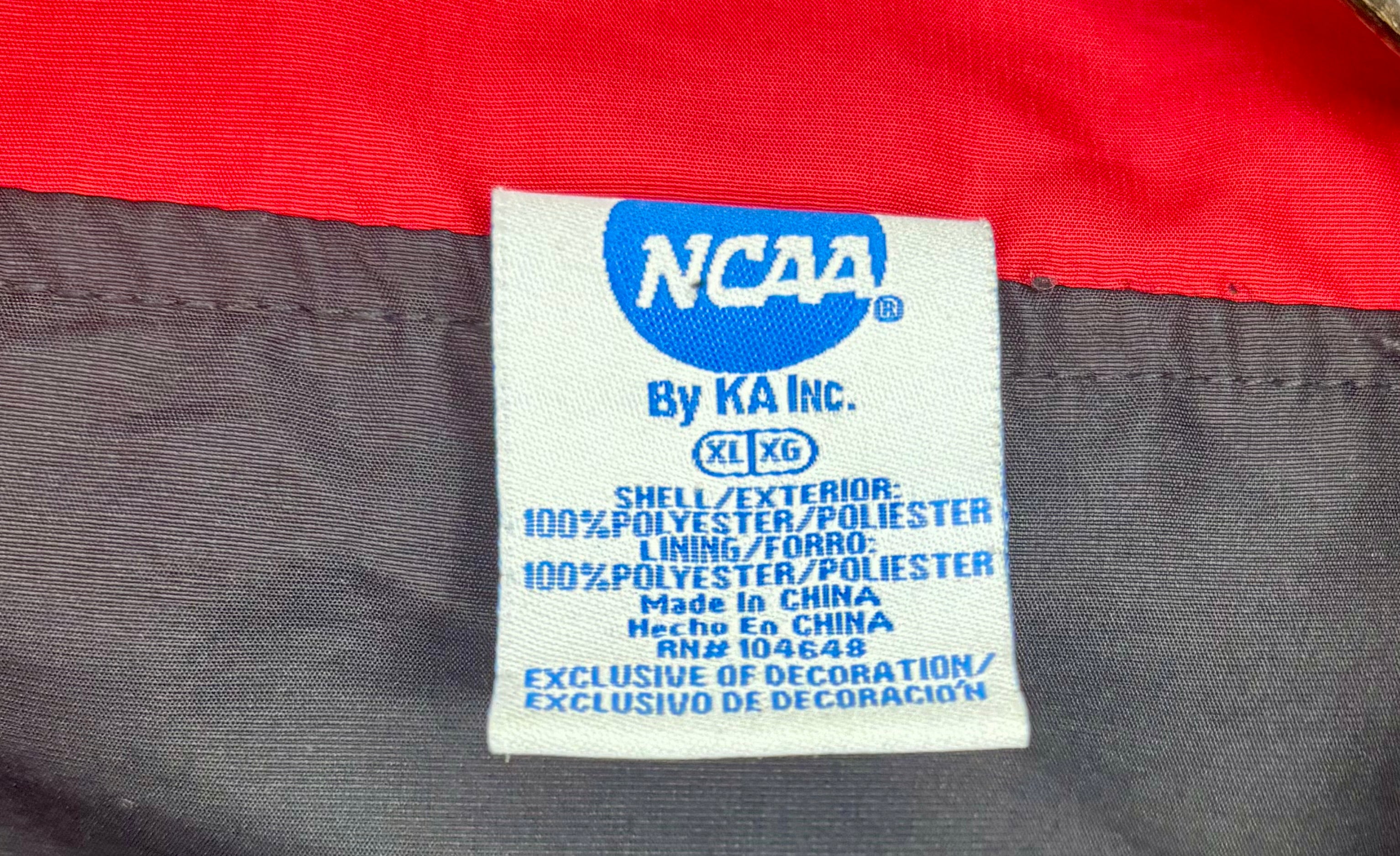 NCAA Ball State Windbreaker Schwarz Größe XL