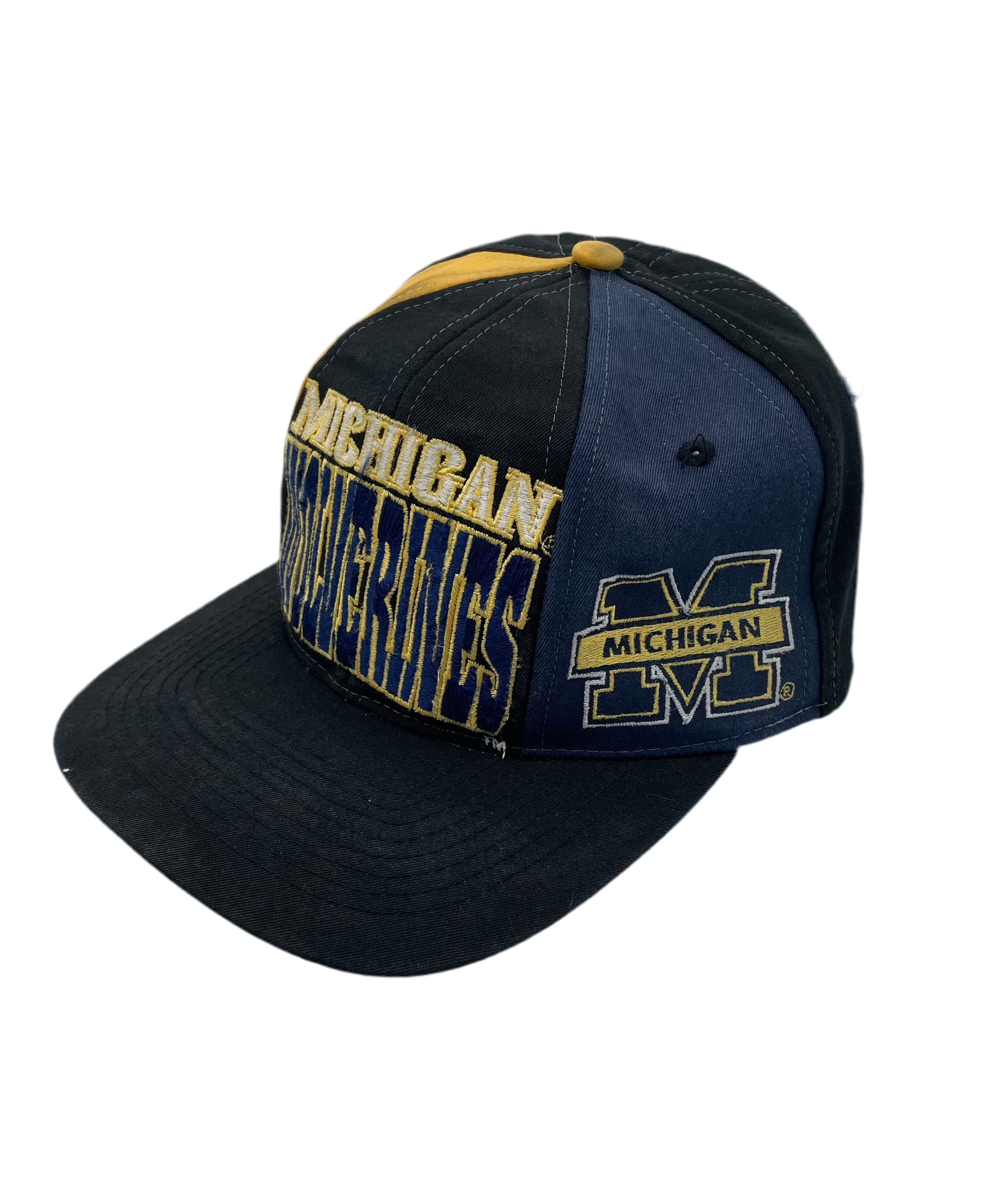 Drew Pearson Snapback Michigan Wolverines Schwarz Gelb One Size