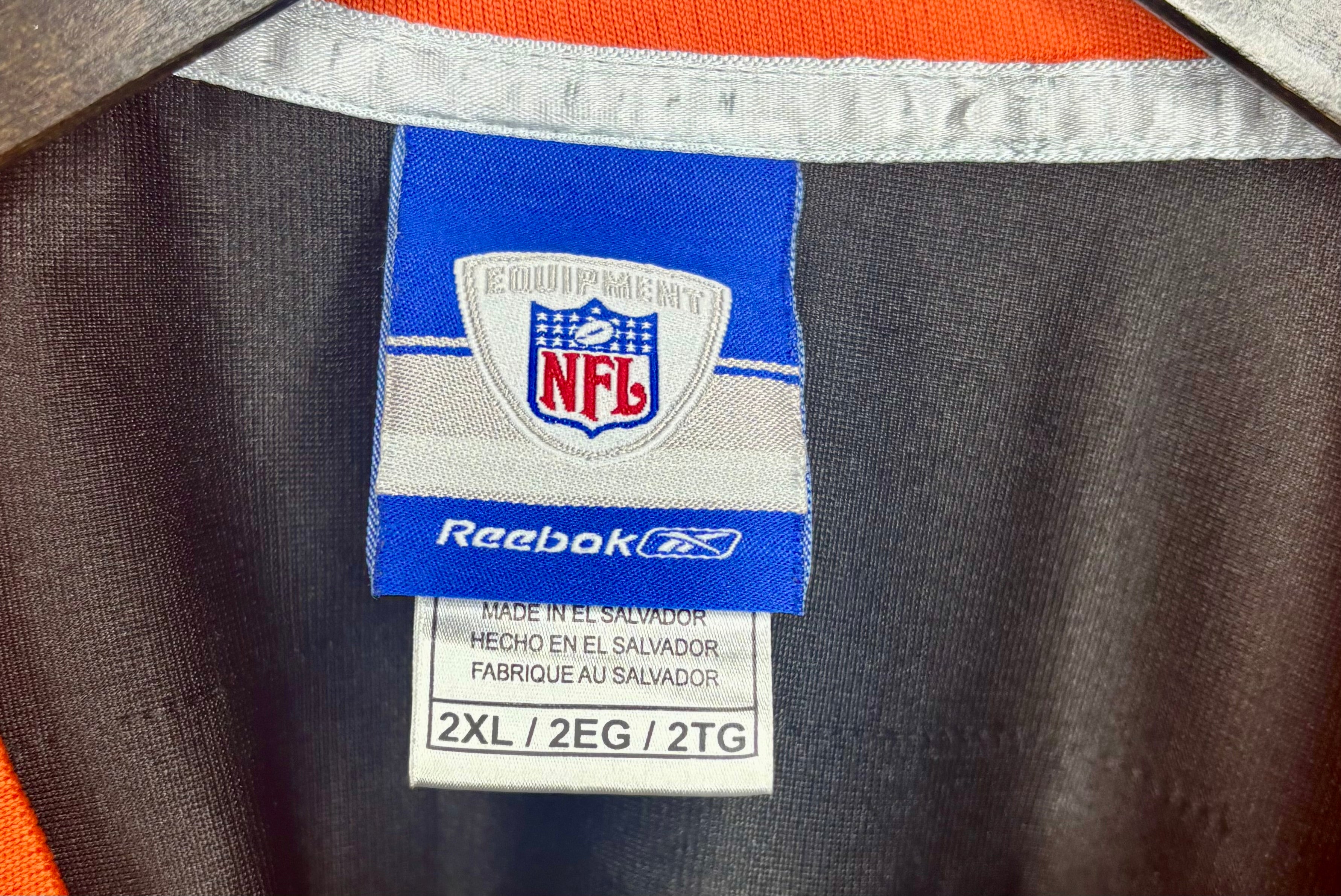 Reebok Vintage Cincinnati Bengals Jersey #58 Rey Maualuga Orange Größe XXL