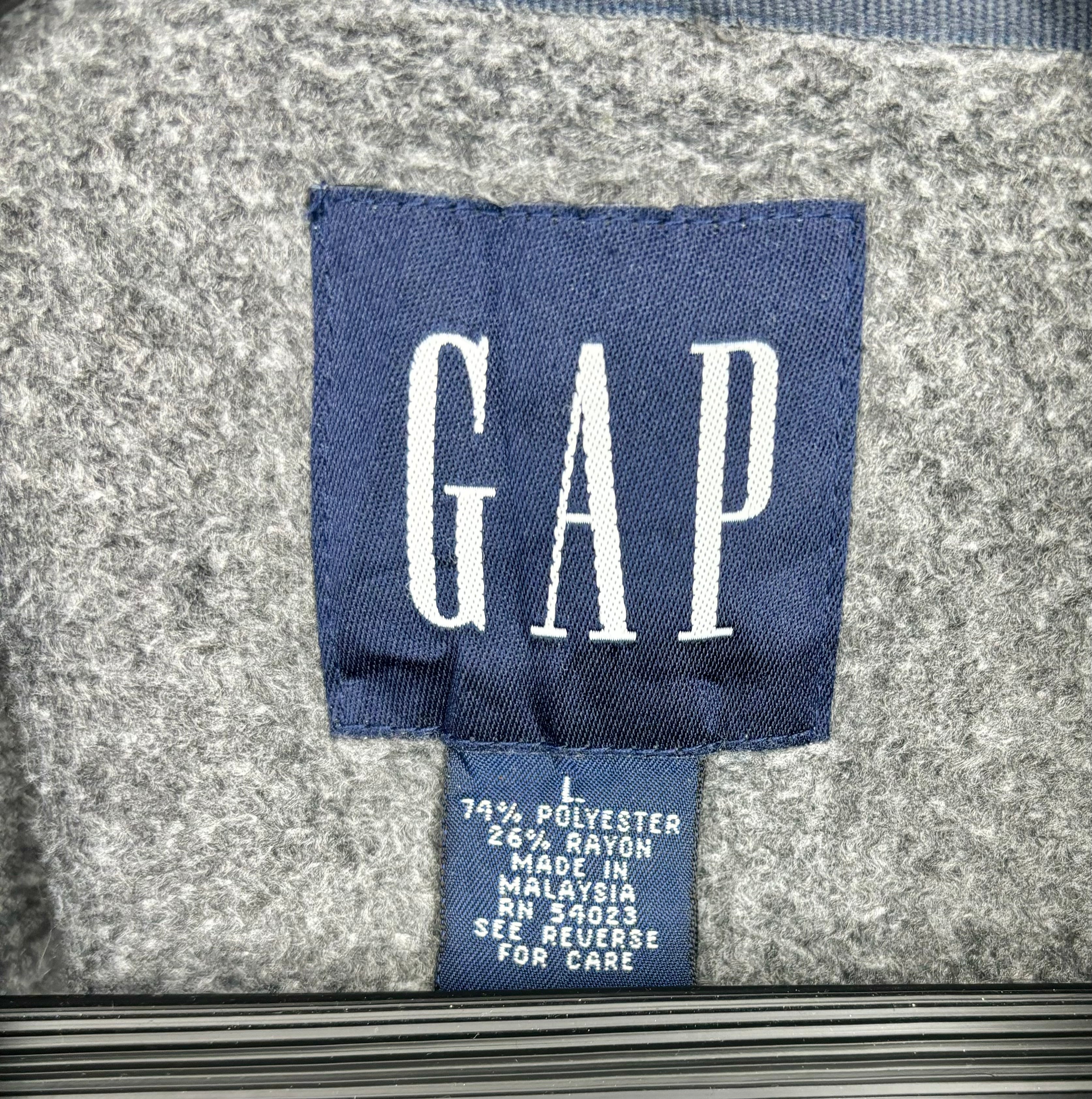 GAP Fleece Weste Grau Größe L