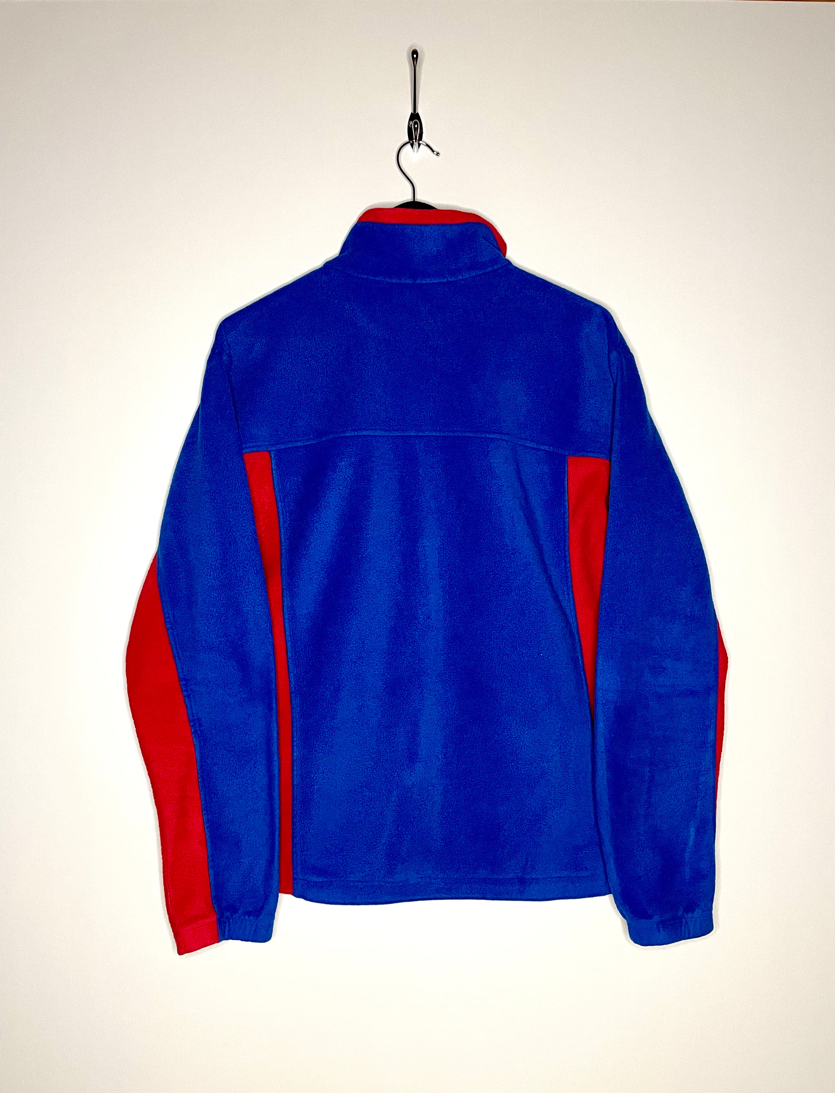Columbia Vintage Fleece Jacke Blau/Rot Größe L