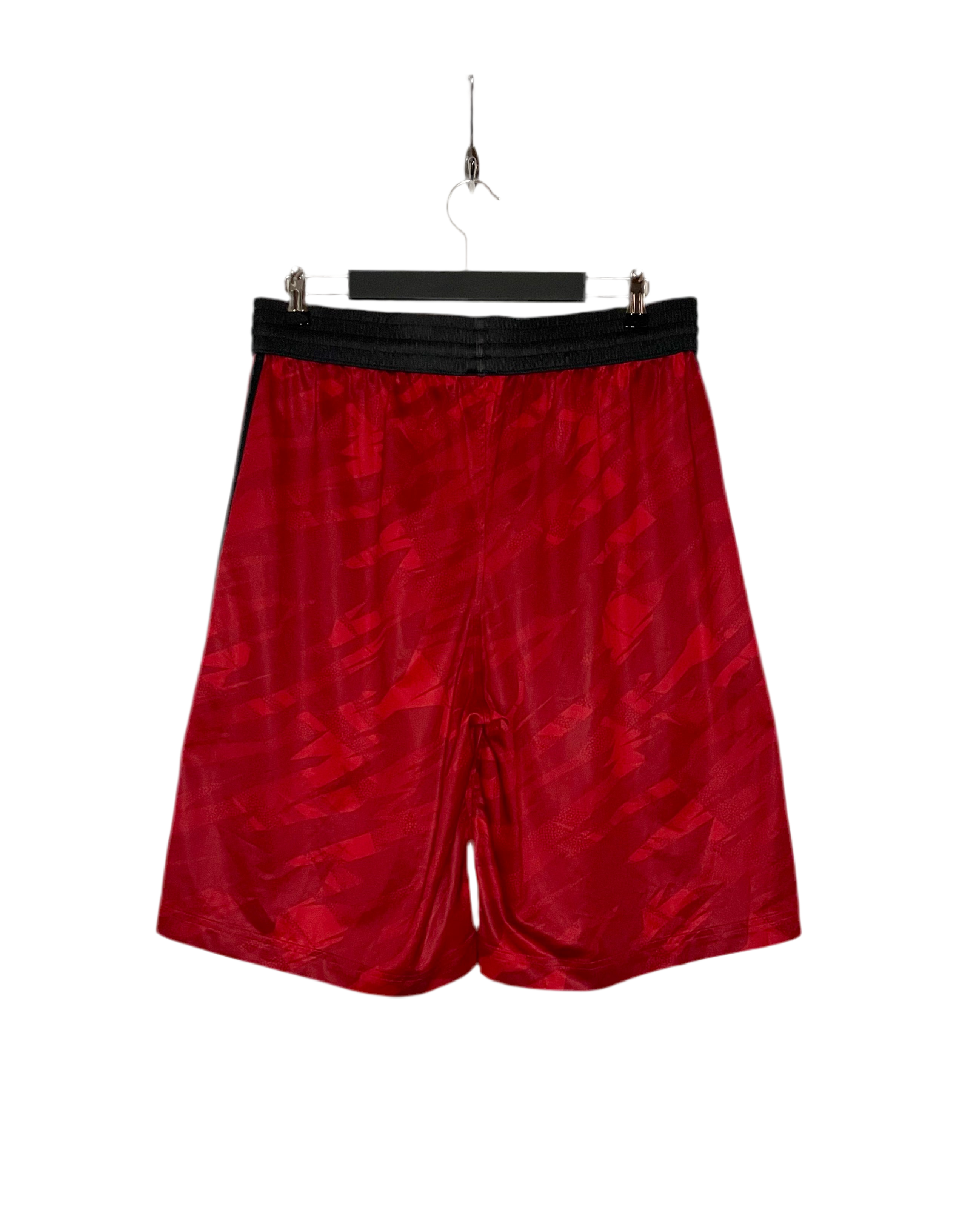 Adidas Vintage Basketballshorts Rot/Schwarz Größe L