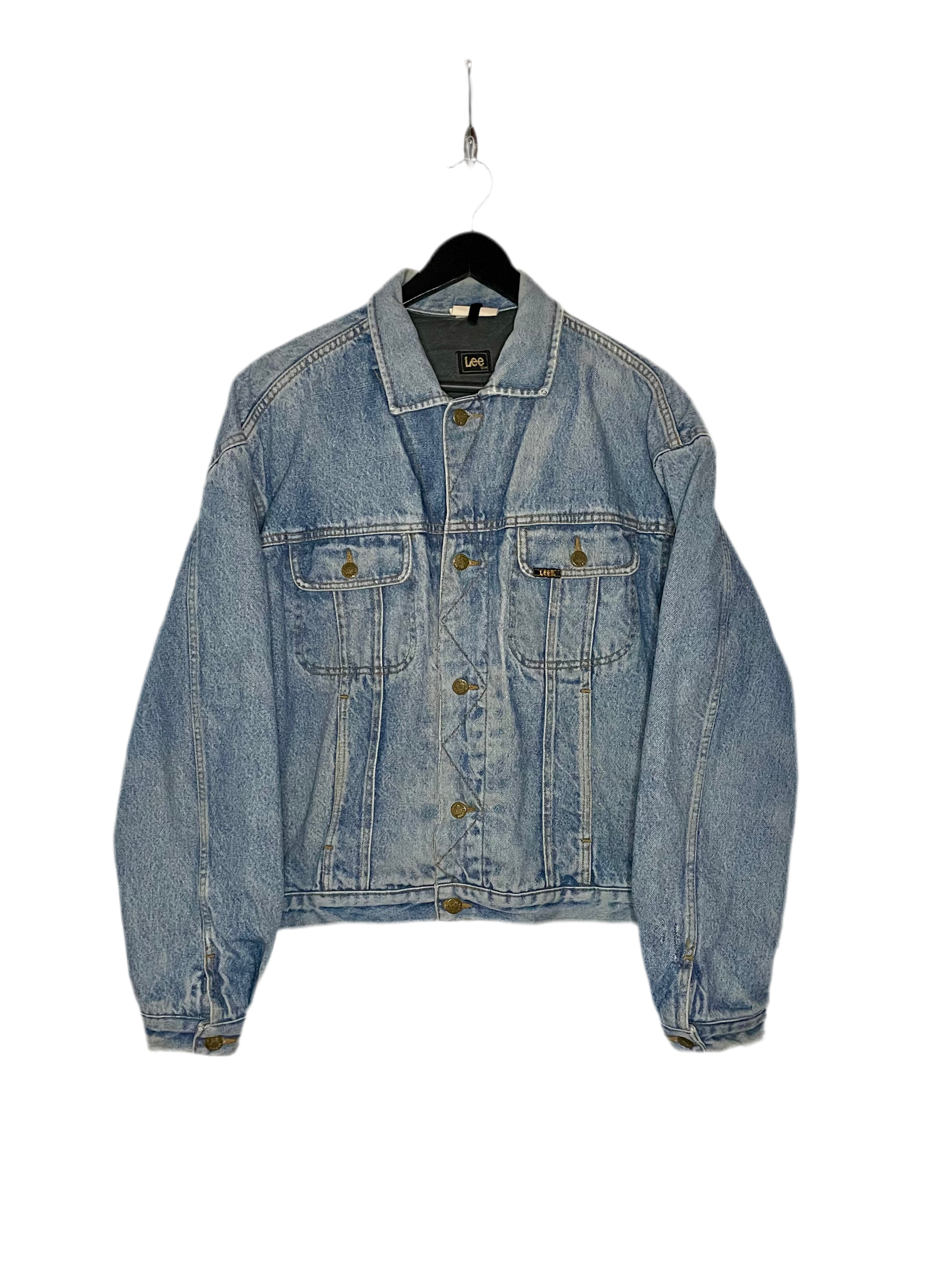 LEE Riders Vintage Jeansjacke Hellblau Größe M