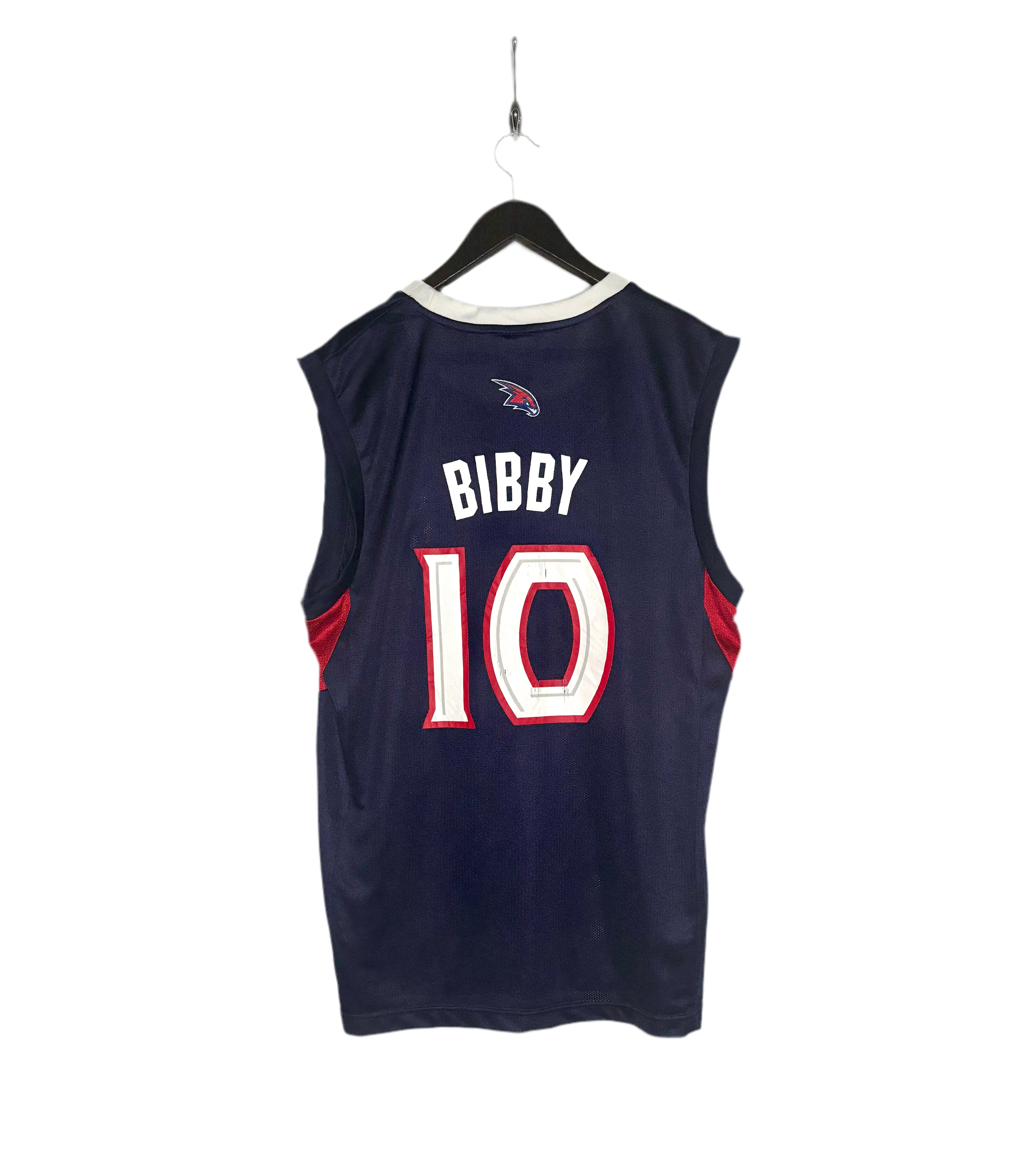Adidas NBA Atlanta Hawks Jersey #10 Mike Bibby Blau Größe L