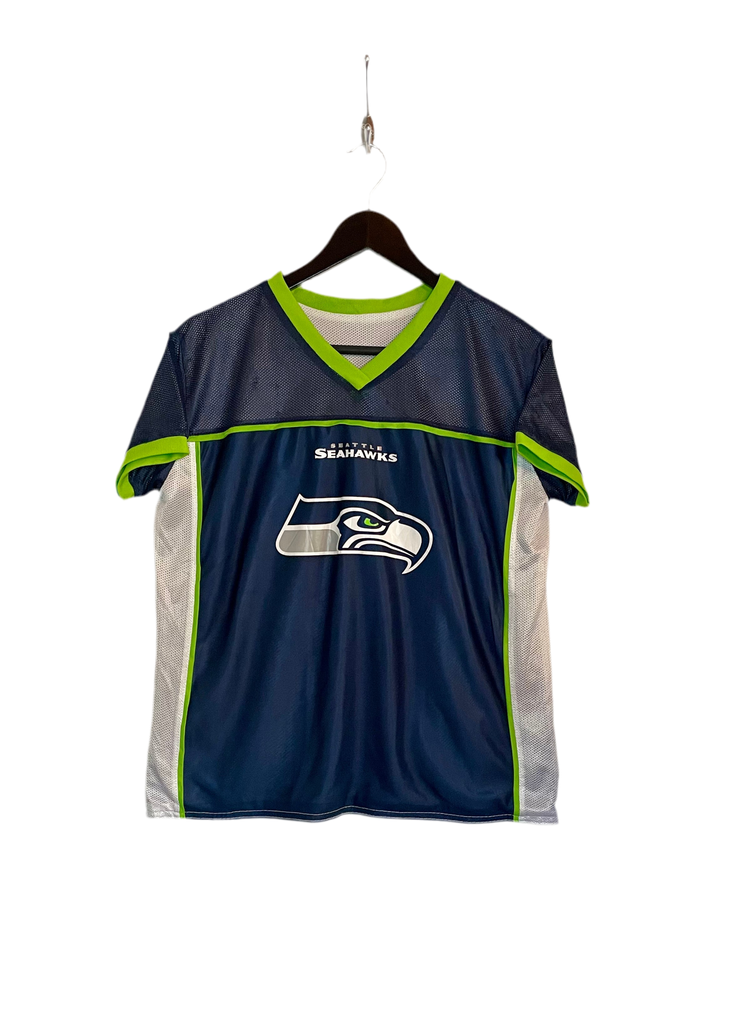 NFL Seattle Seahawks Flag Football Jersey Blau Größe XL Kinder