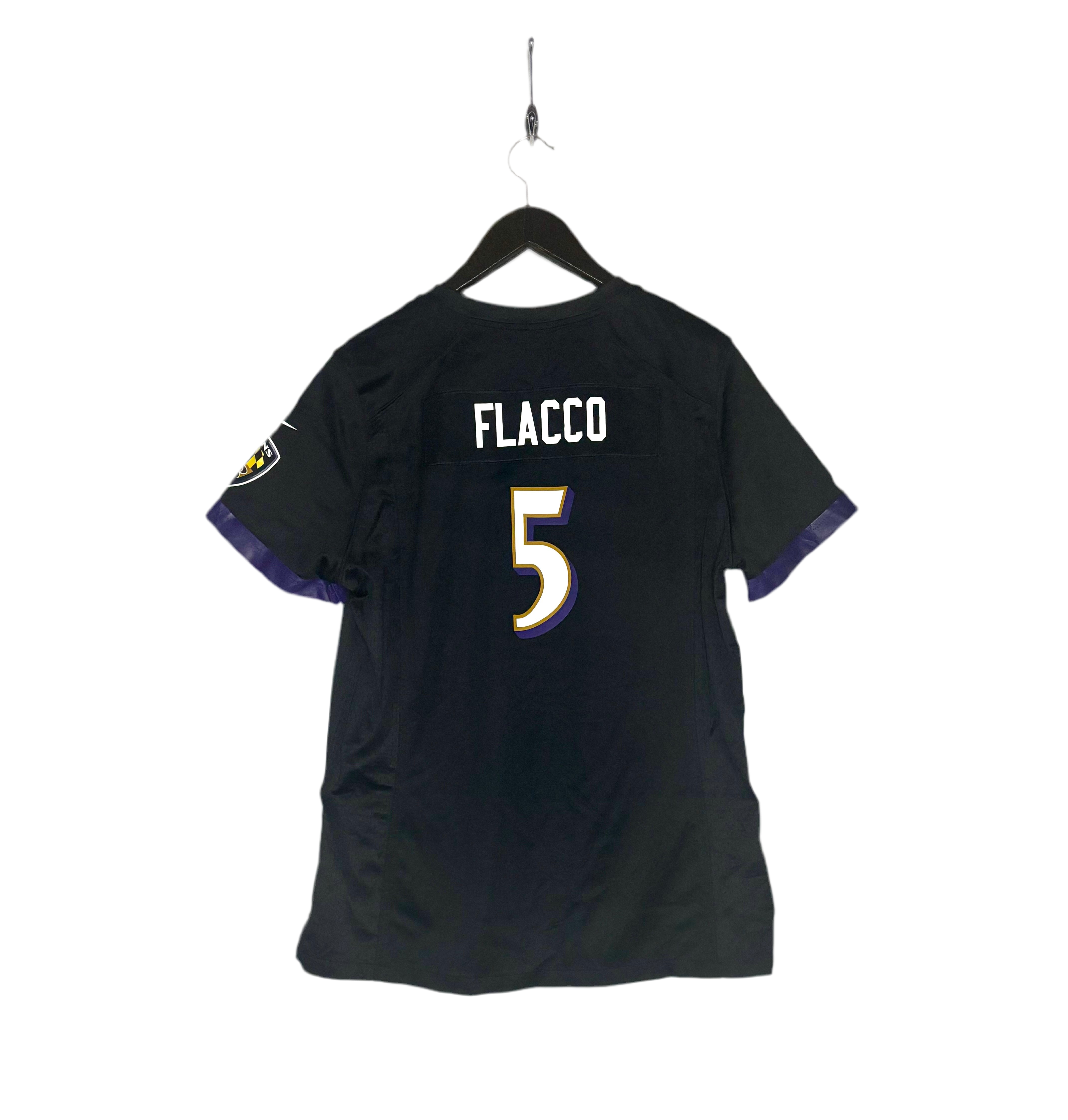 Nike NFL OnField Baltimore Ravens Jersey #5 Joe Flacco Schwarz Größe XL Kinder