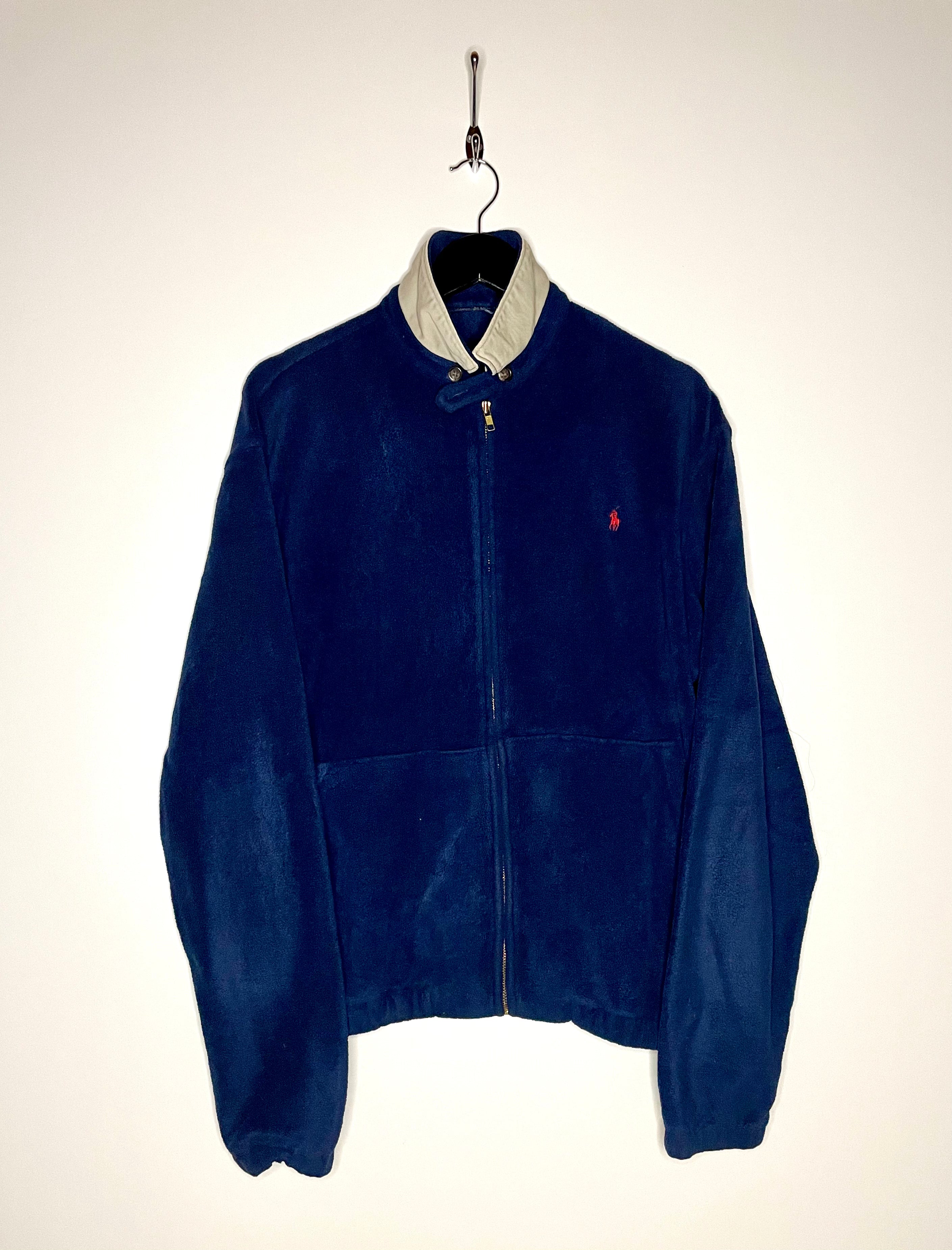 Ralph Lauren Vintage Fleece Harrington Jacke Größe M