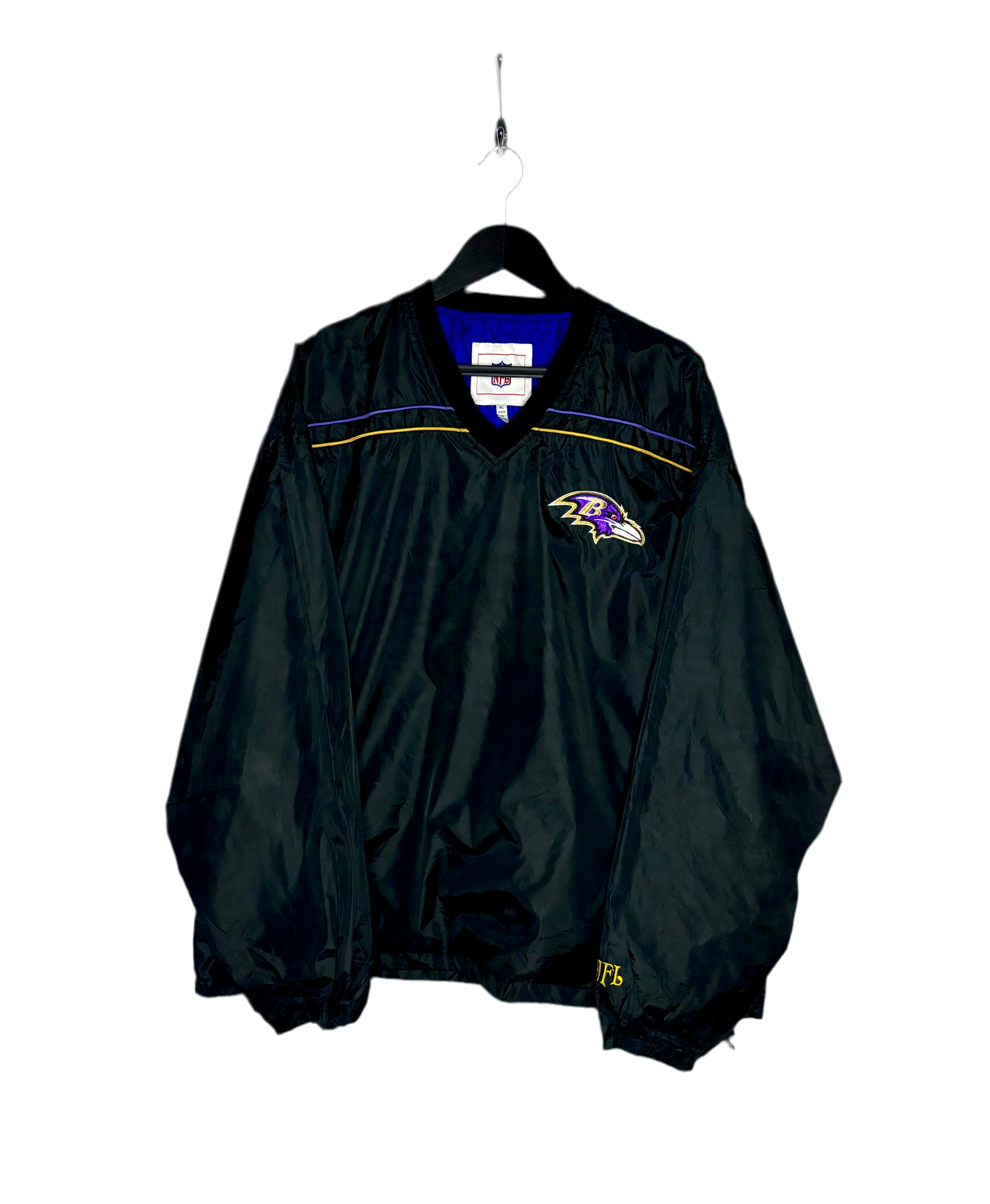 NFL Vintage Baltimore Ravens Sweater Schwarz Größe XL