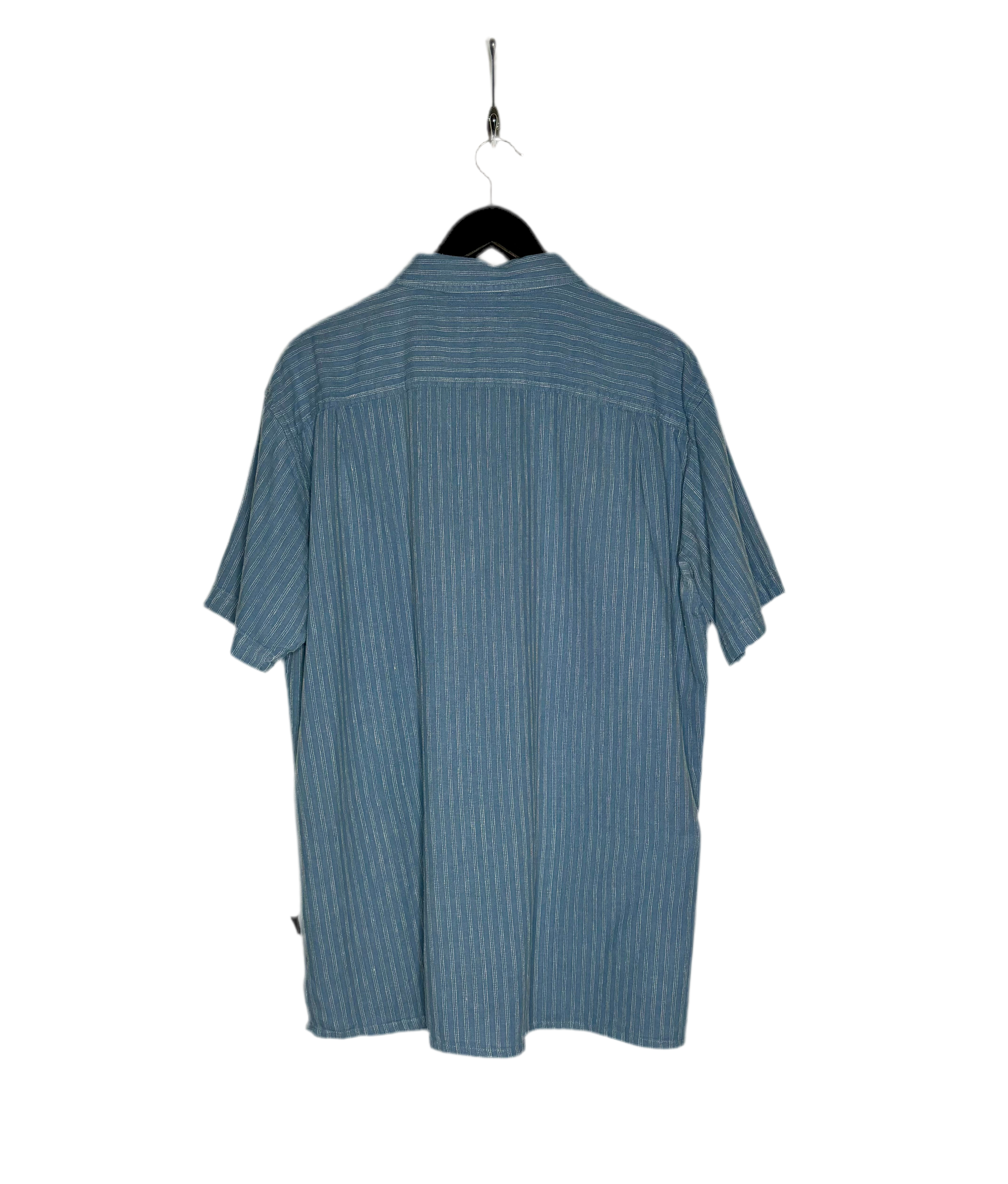 Patagonia kurzarm Freizeit Hemd Blau Größe XL