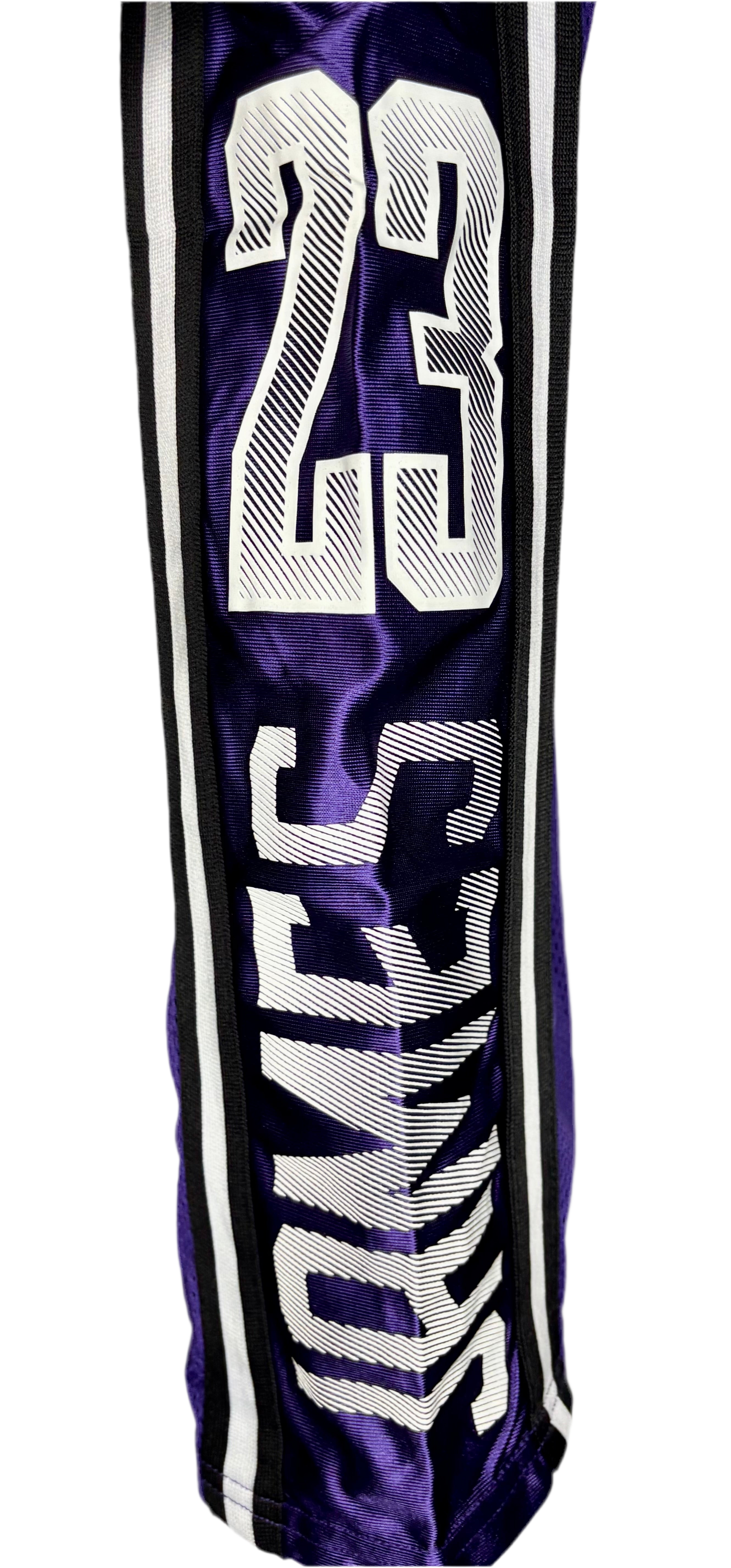 NBA LA Lakers Jersey #23 LeBron James Lila Größe M