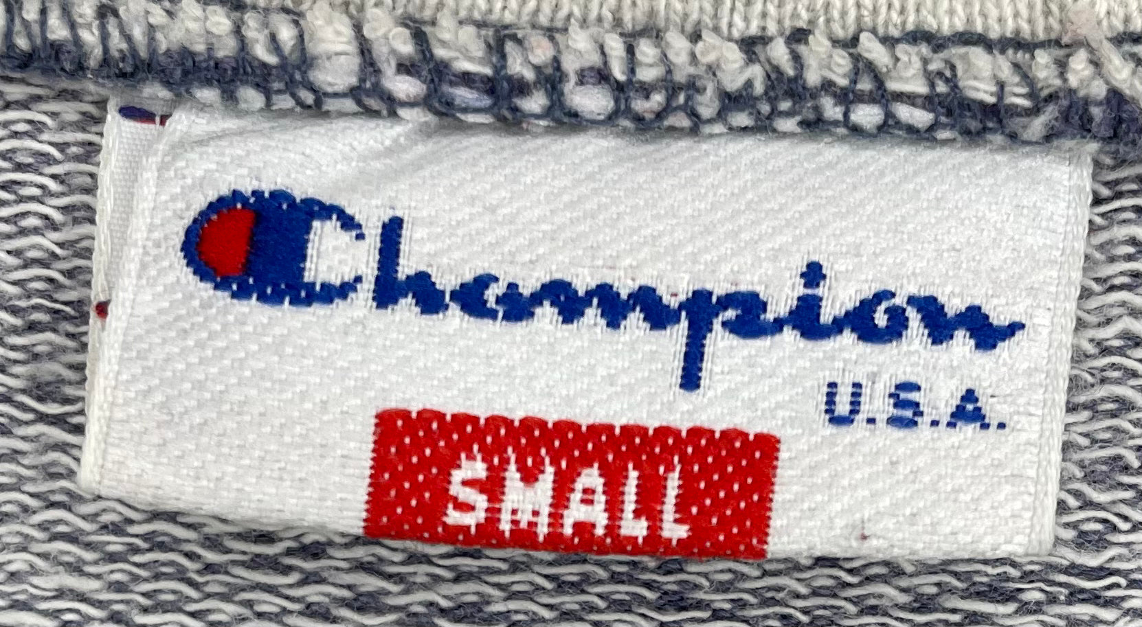 Champion Vintage Q-Zip Sweater Hellgrau Größe S