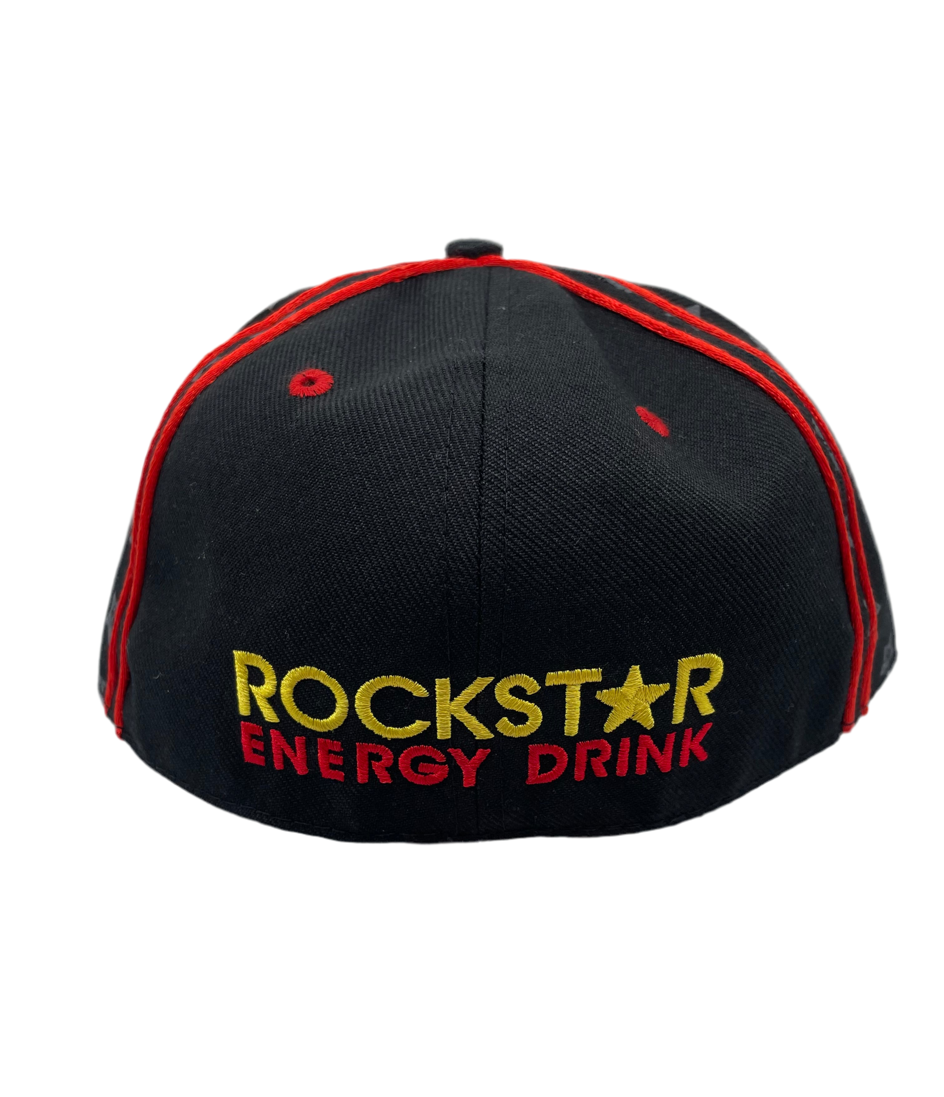 One Industries Fitted Cap Rockstar Energy Drink Schwarz Größe S