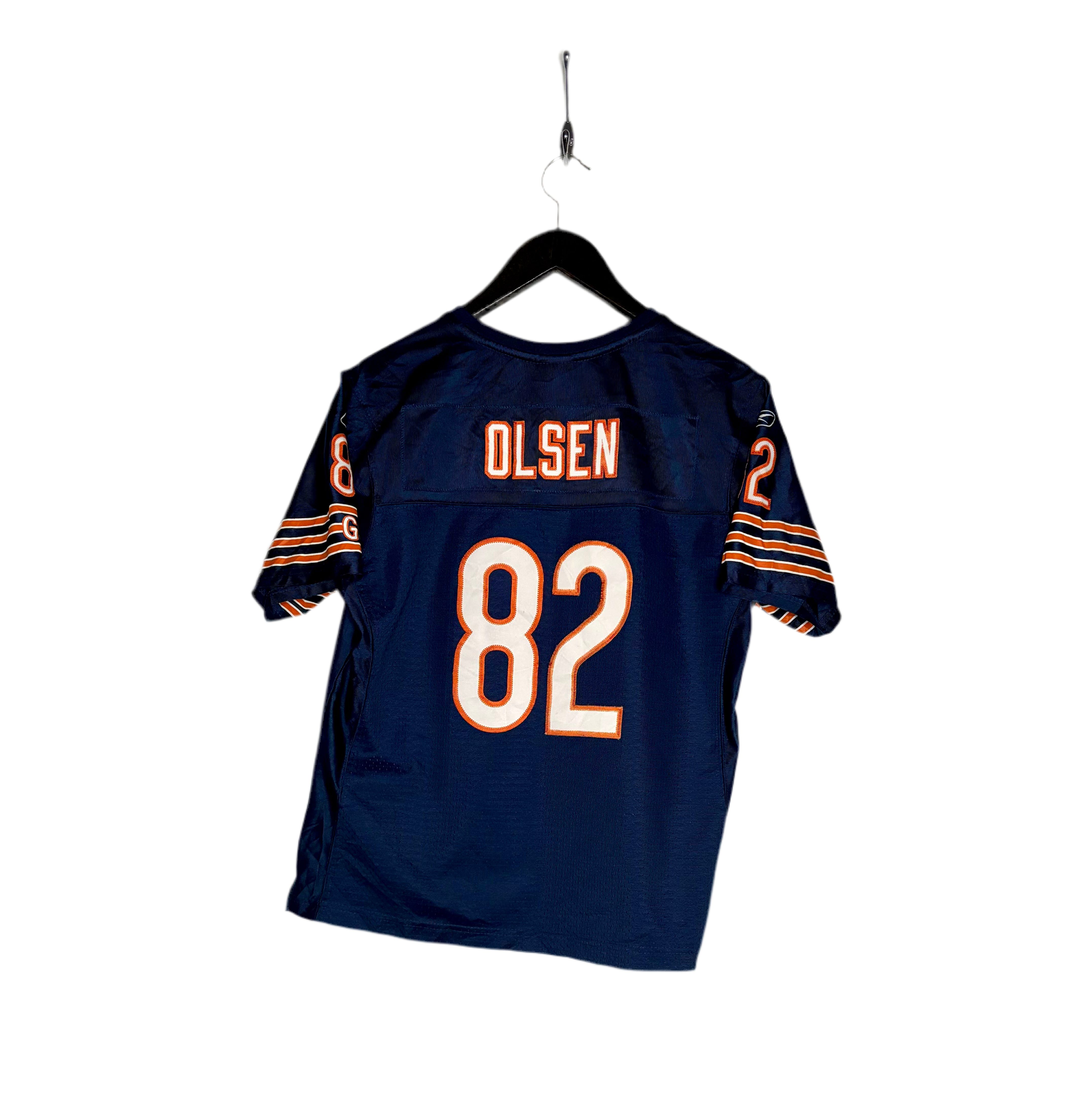 Reebok NFL Chicago Bears Jersey #82 Greg Olsen Blau Größe L Kinder