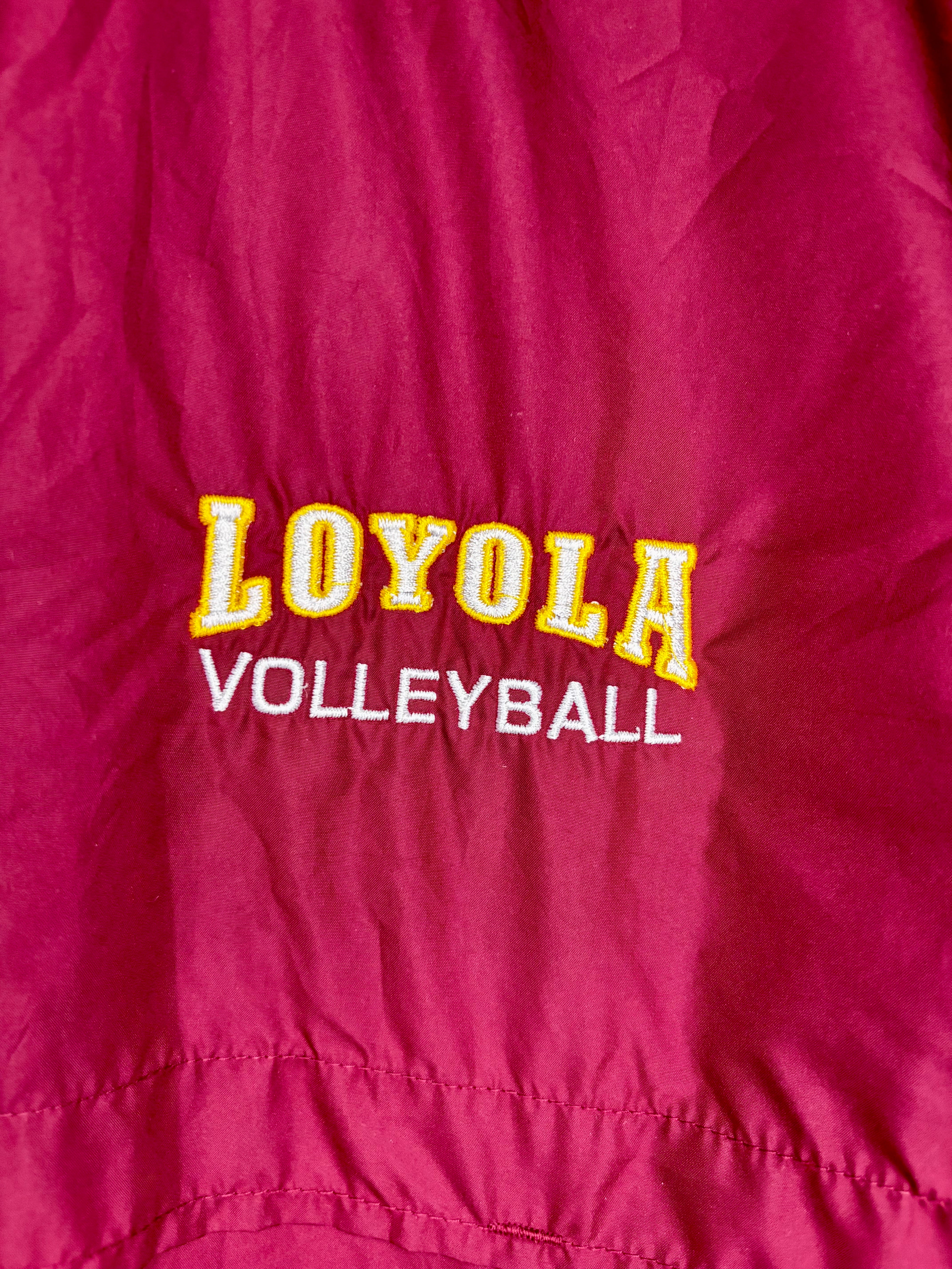 Nike Vintage Loyola Volleyball Windbreaker Rot Größe L
