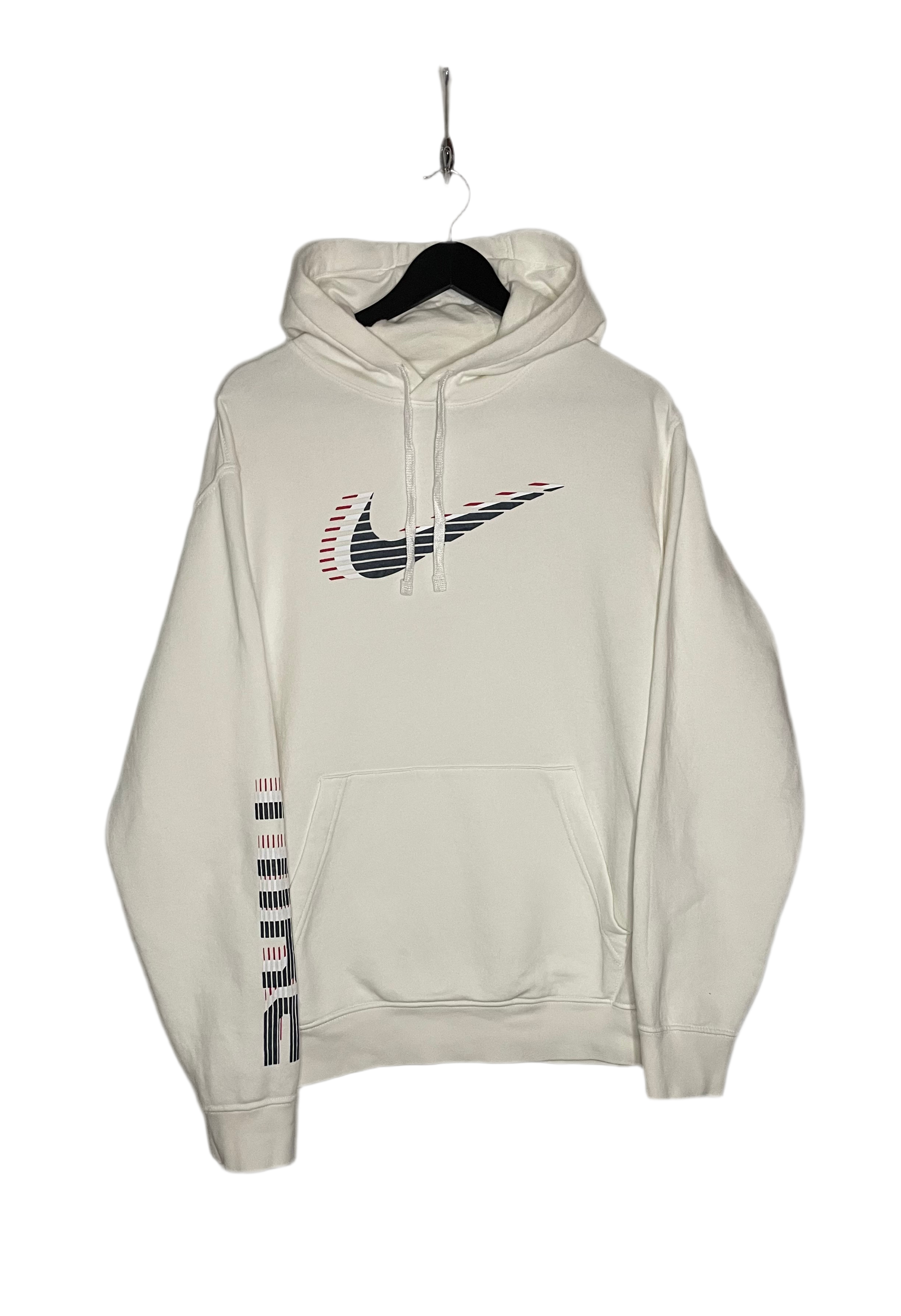 Nike Vintage Hoodie Weiß Größe L