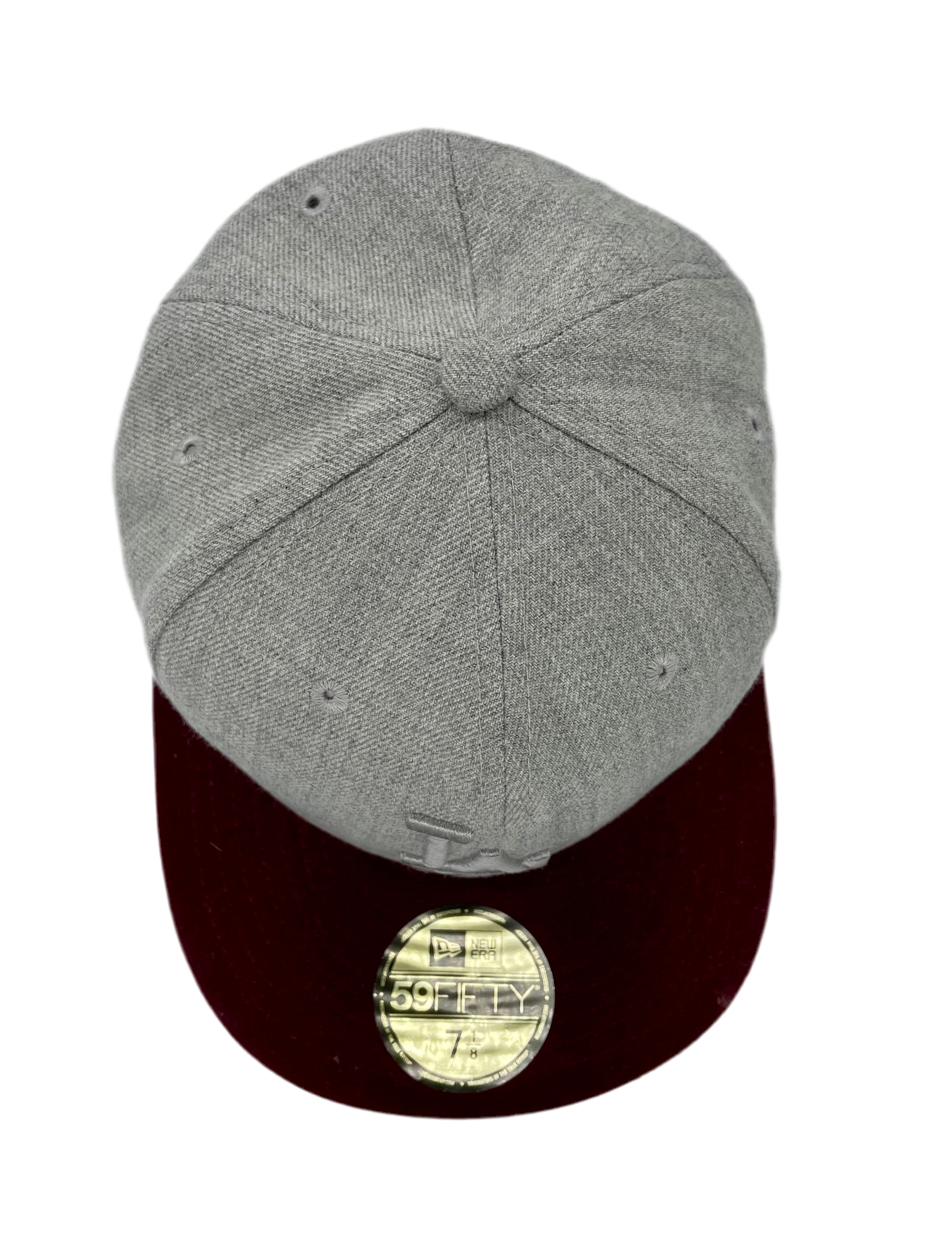 New Era 59Fifty Fitted Cap LA Dodgers Grau/Rot Größe 7 1/8