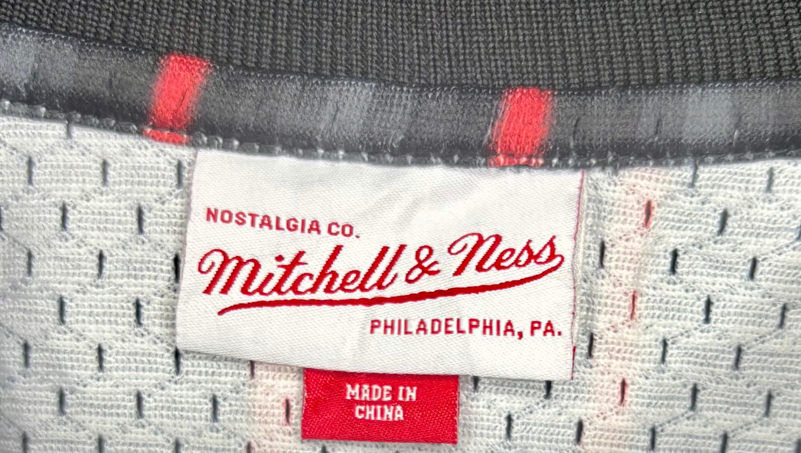 Mitchell & Ness Chicago HWC Pinstripe Jersey Schwarz Größe L