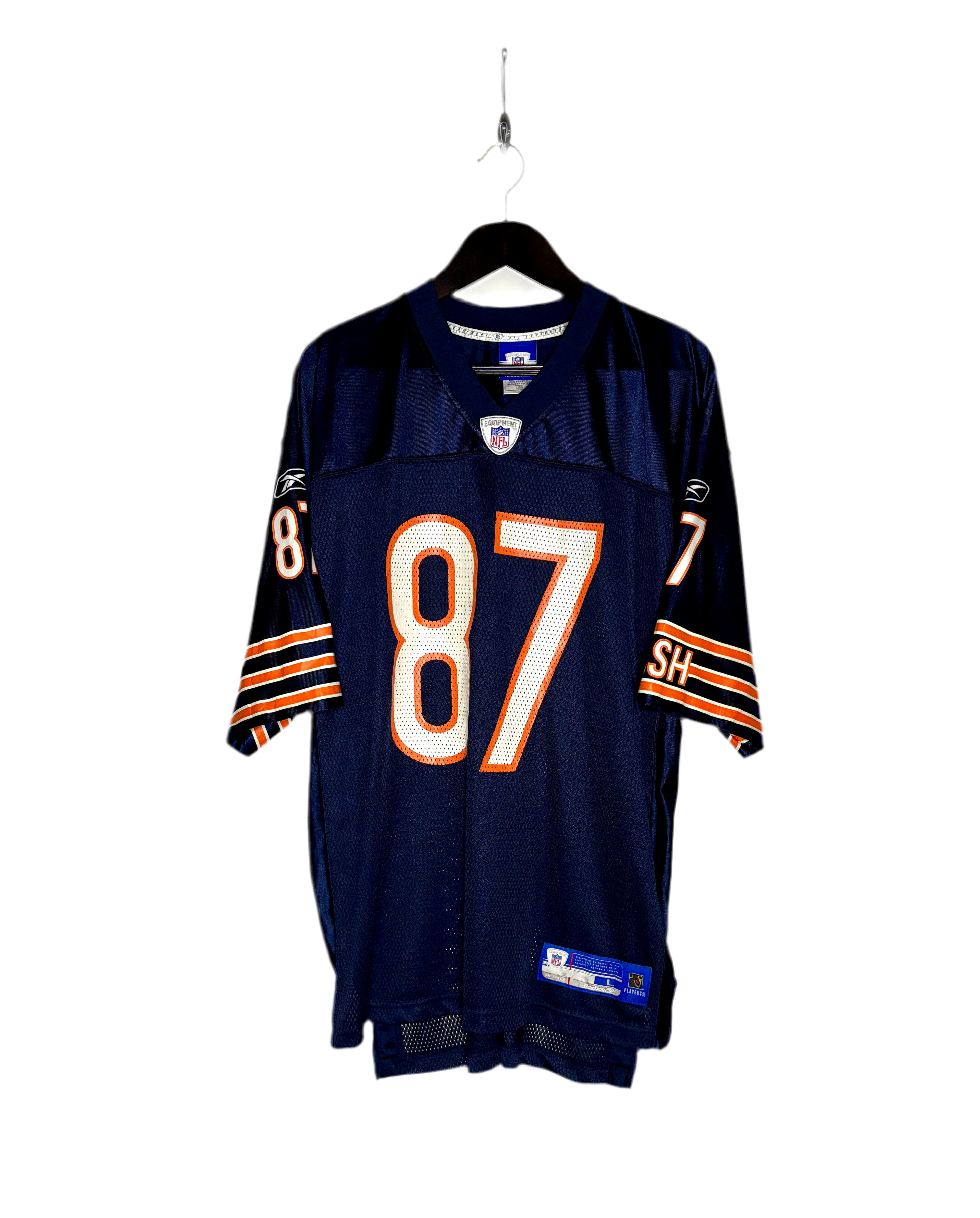 Reebok NFL Vintage Chicago Bears Jersey #87 Muhsin Muhammad Blau Größe L