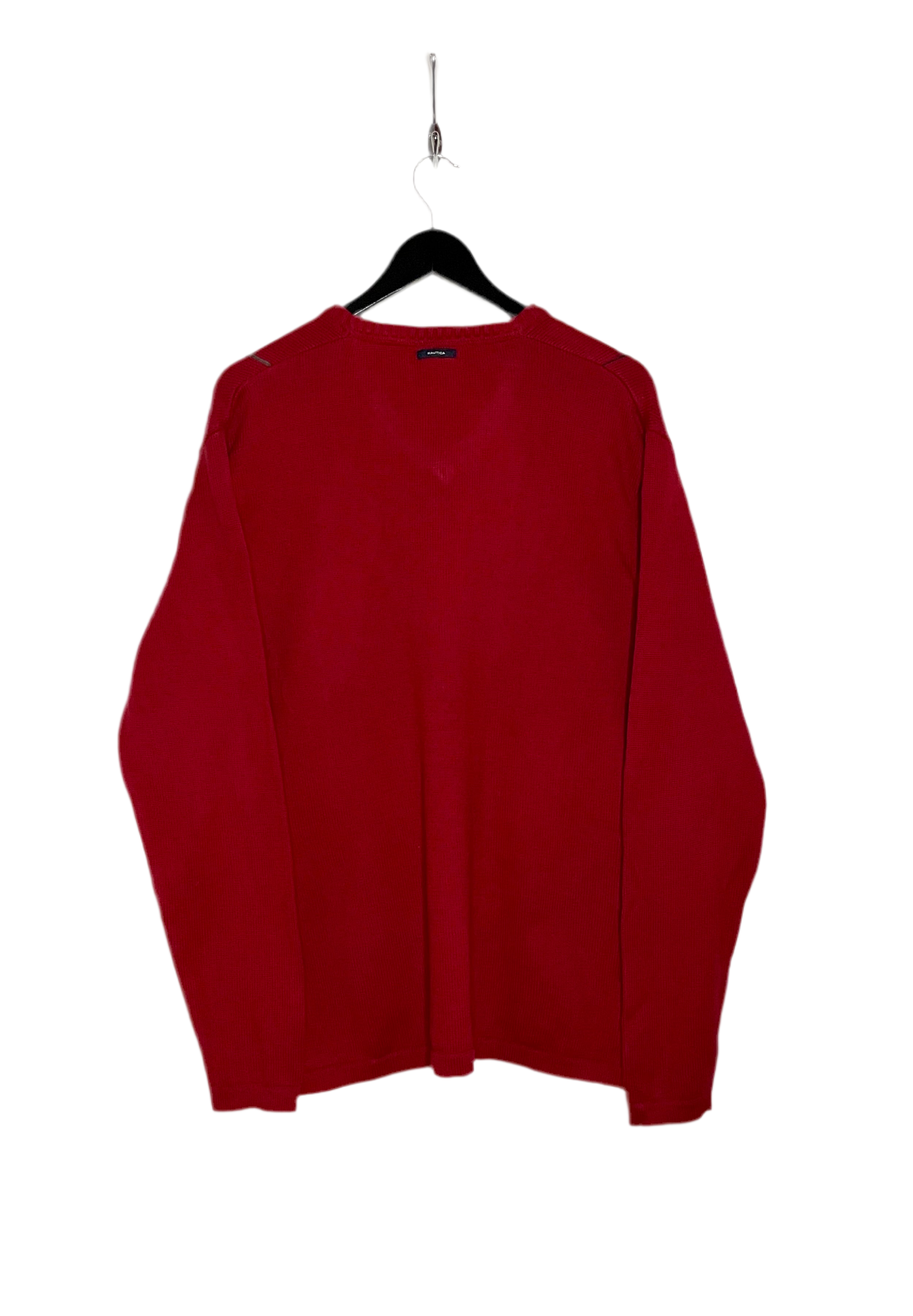 Nautica Vintage Knit Pullover Rot Größe L