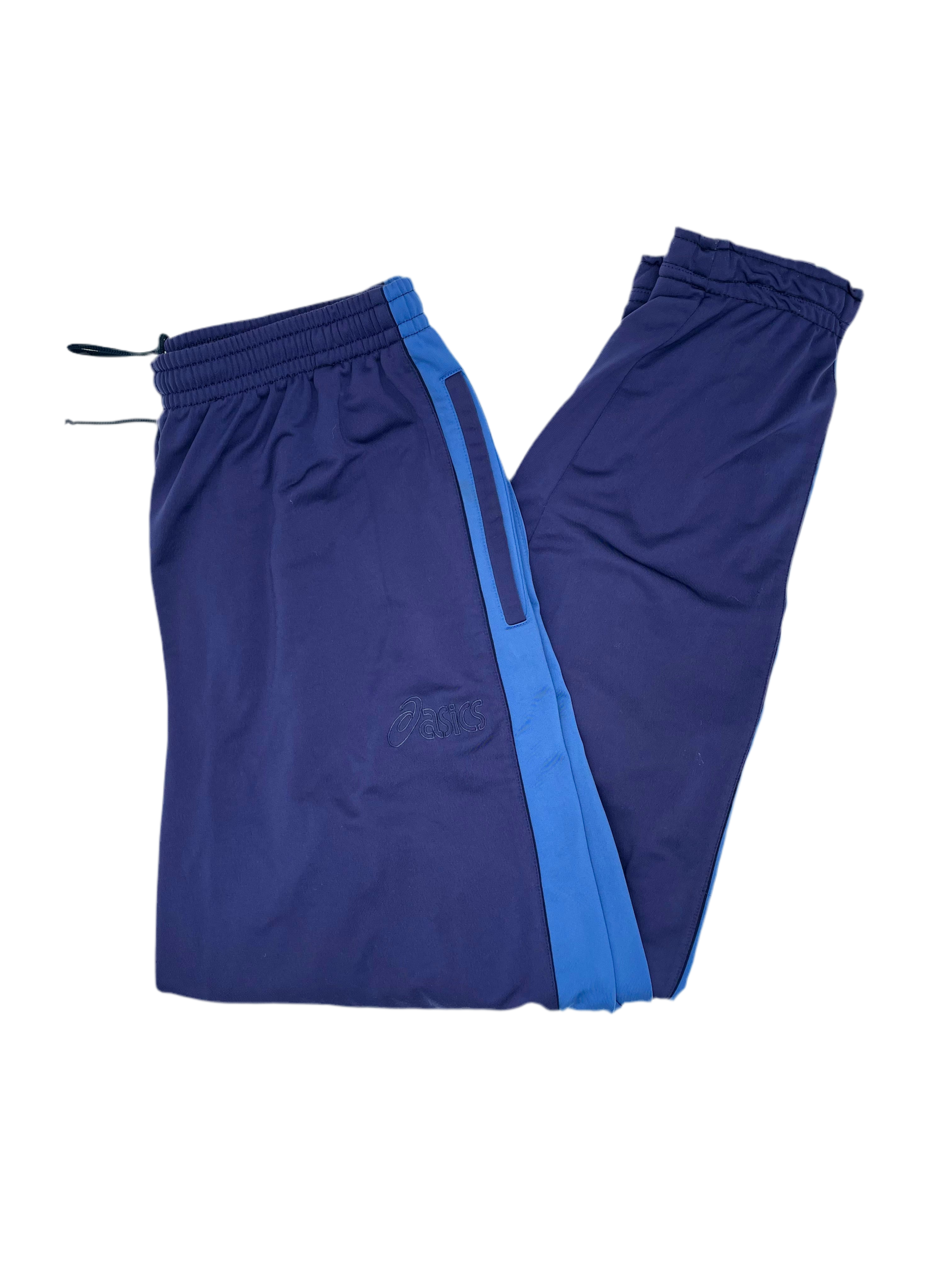 Asics training pants blue size XL