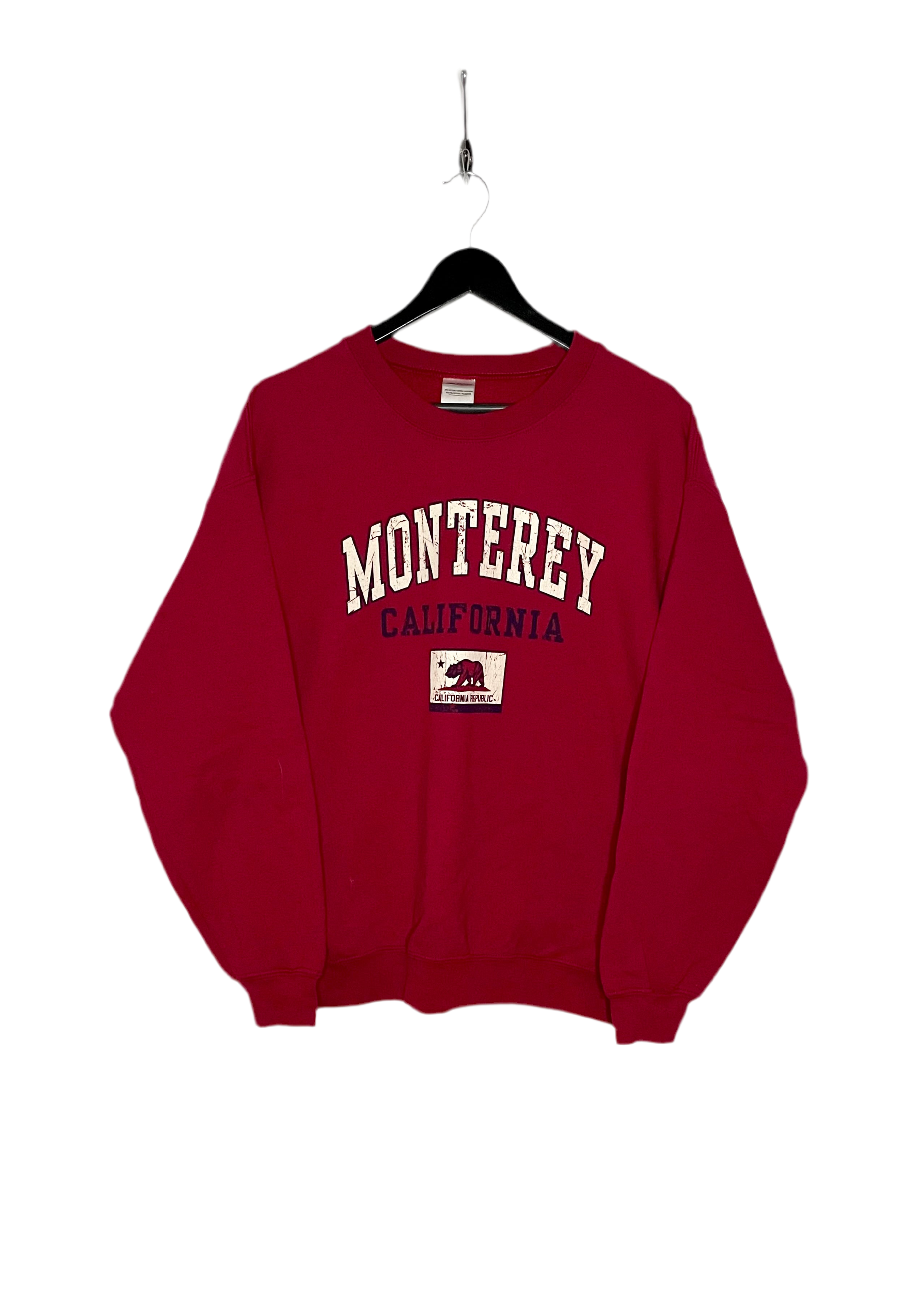 Gildan Sweater Monterey California Rot Größe L