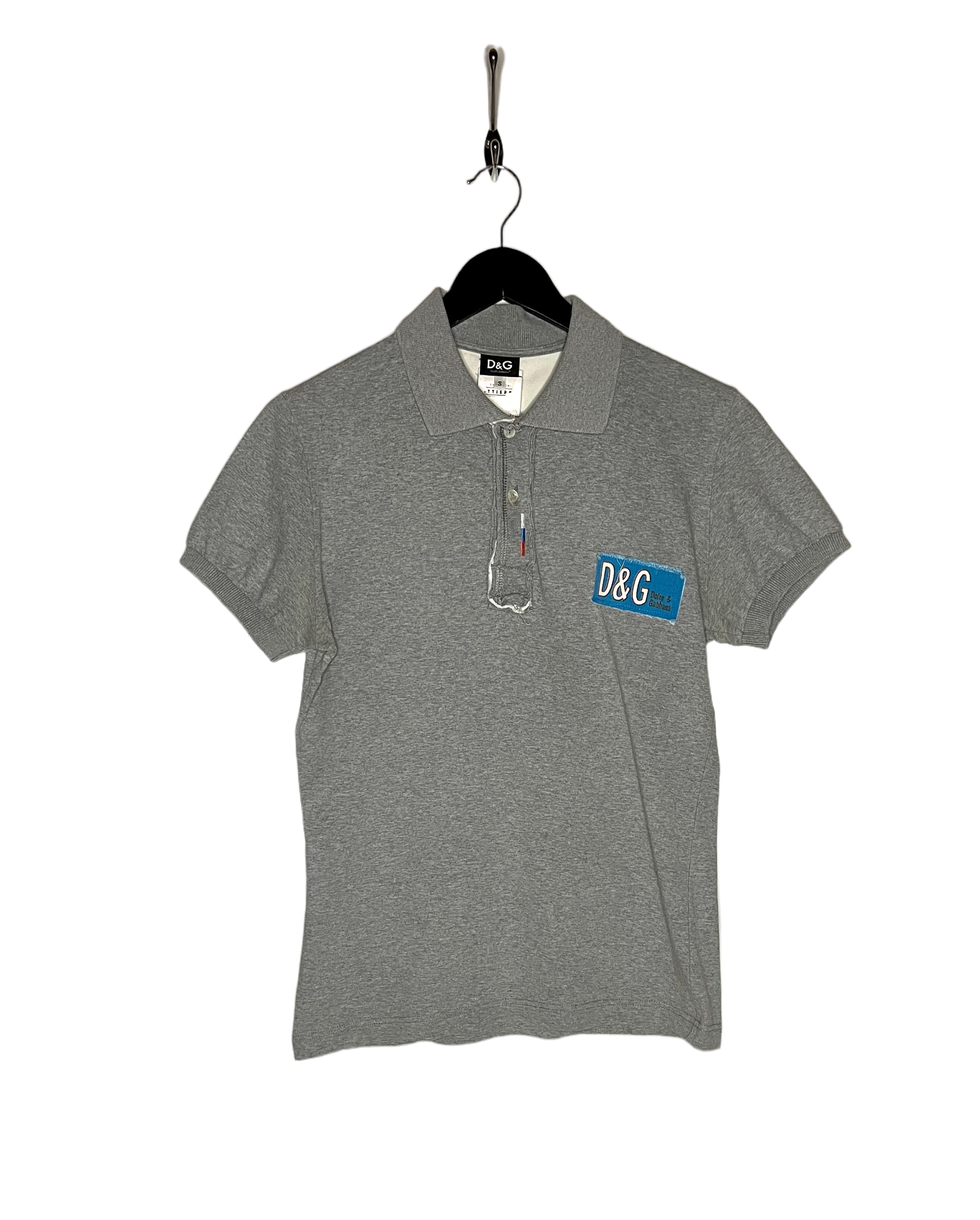 Dolce & Gabbana Vintage Polo Shirt Gray Size S