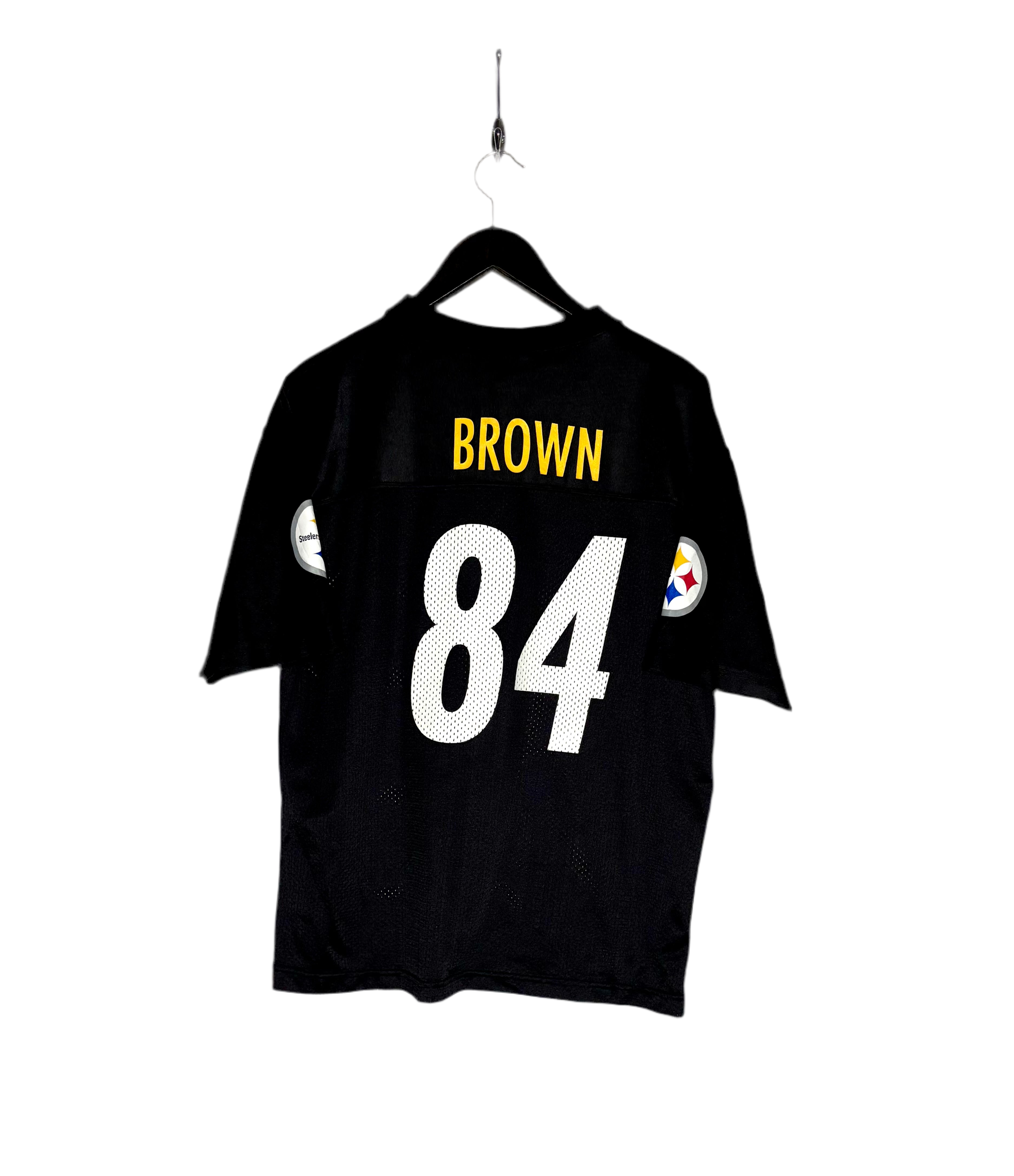 Reebok NFL Pittsburgh Steelers Jersey #84 Antonio Brown Schwarz Größe XL