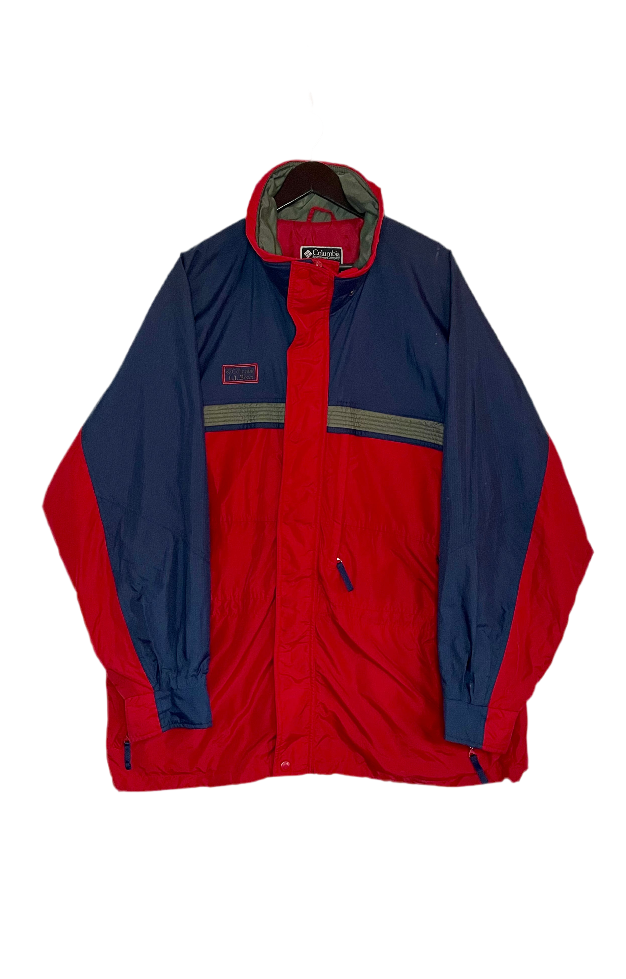 Columbia Vintage Winterjacke Rot/Blau Größe XL