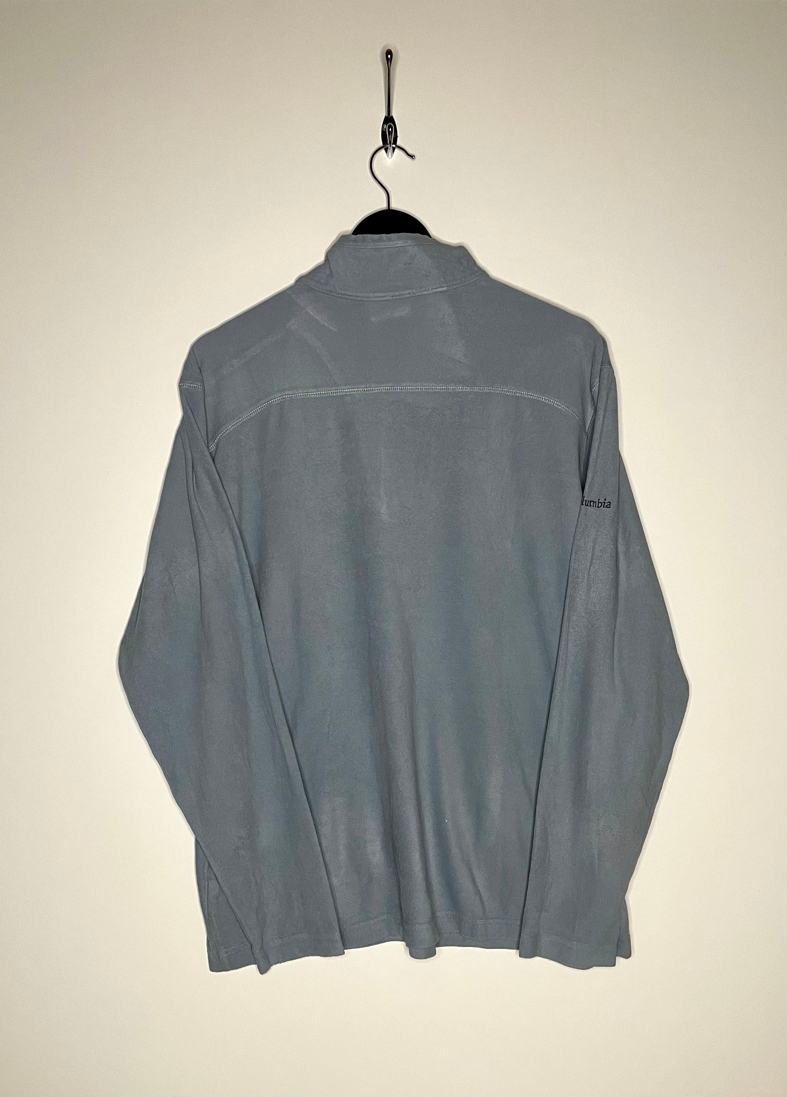 Columbia Vintage Q-Zip Fleece Sweater Blaugrau Größe L
