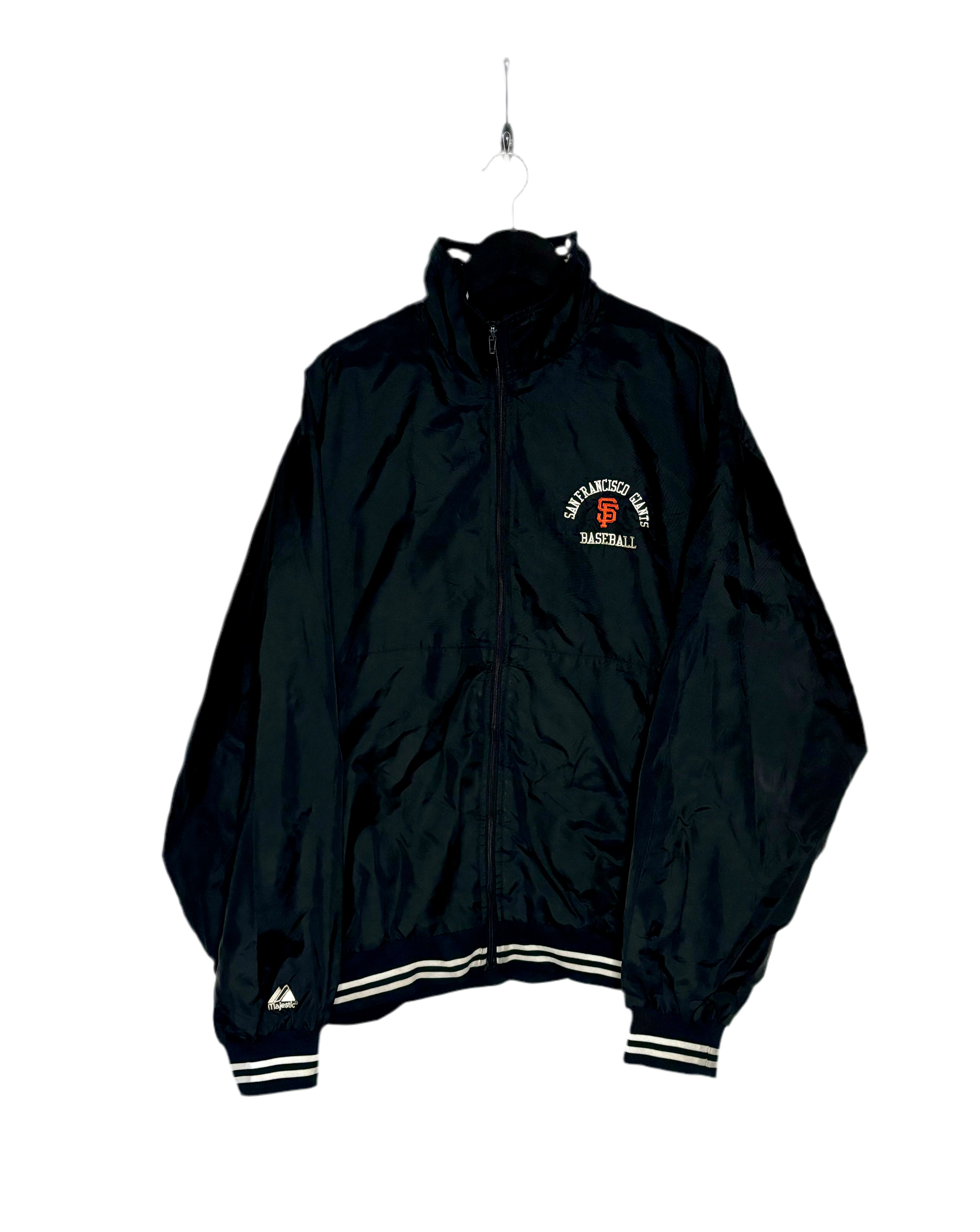 Majestic MLB San Franciso Giants Bomber Jacke Schwarz Größe XL