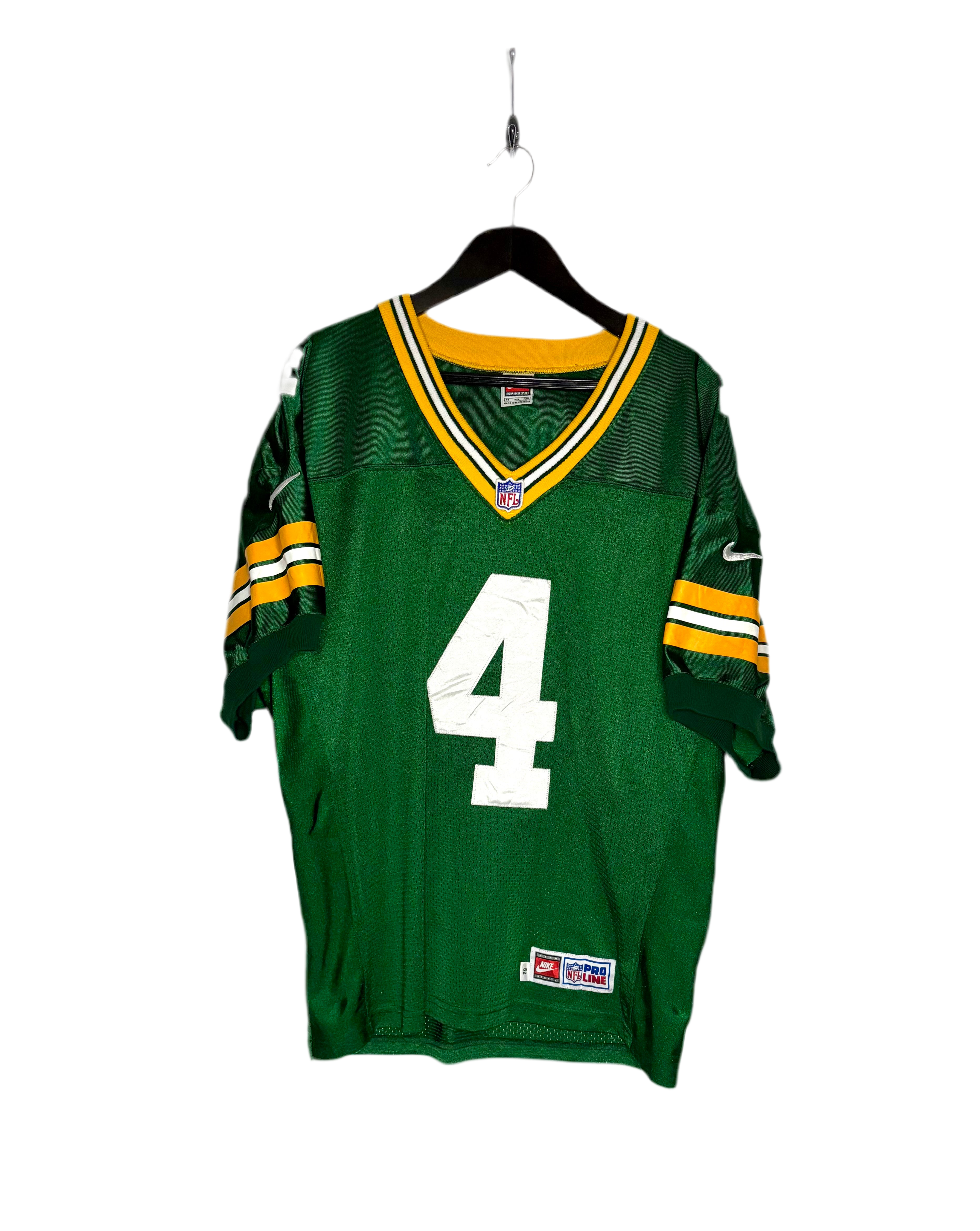Nike NFL Green Bay Packers Jersey #4 Brett Favre Grün Größe XXL