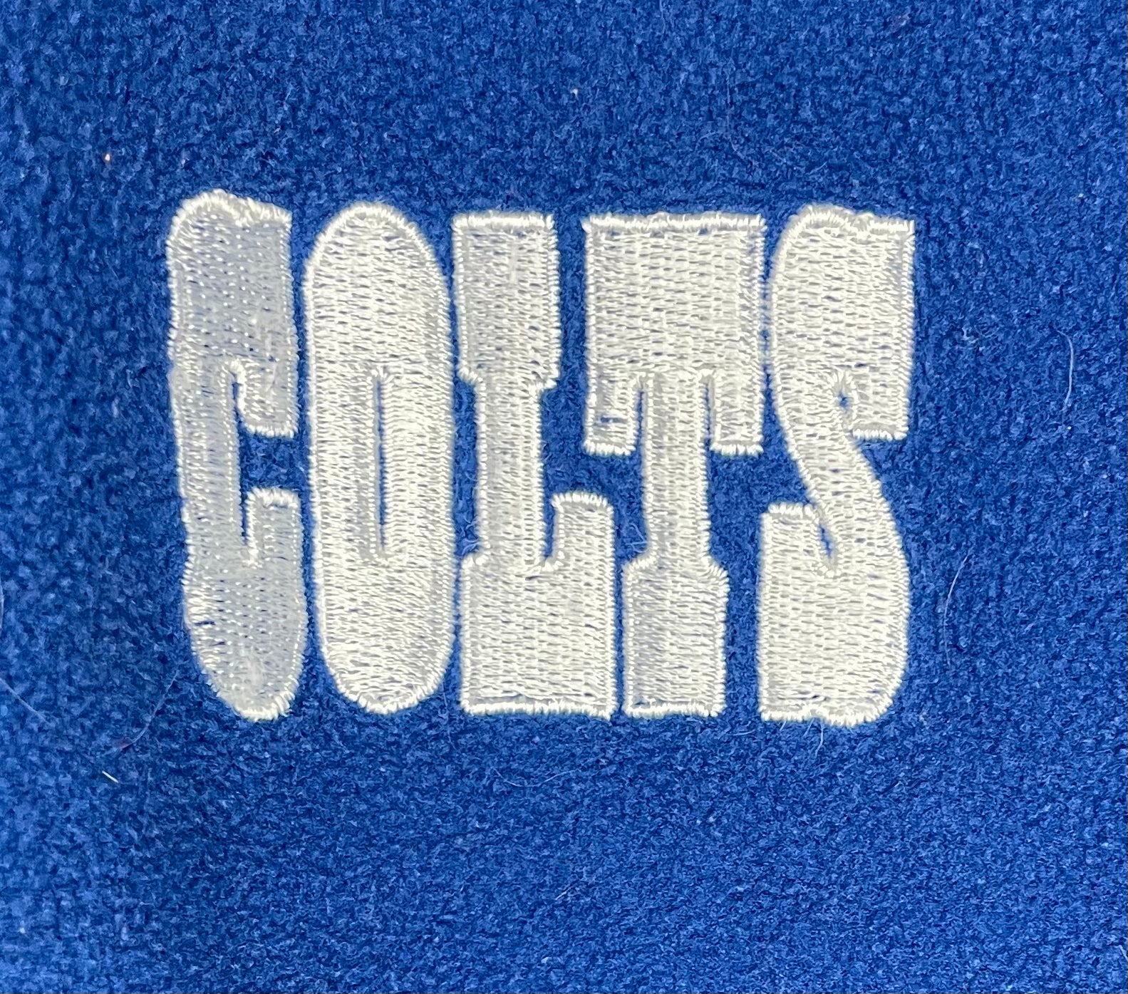 Reebok Vintage Q-Zip Fleece Sweater Indianapolis Colts Blue Size XL