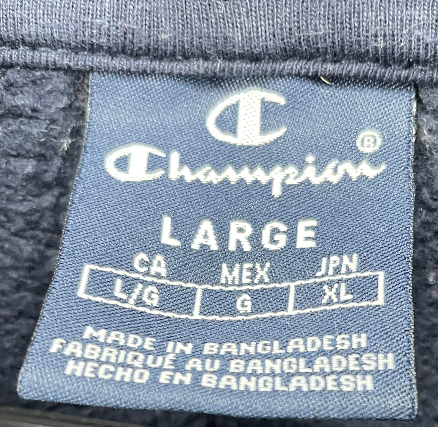 Champion Hoodie Dunkelblau Größe L