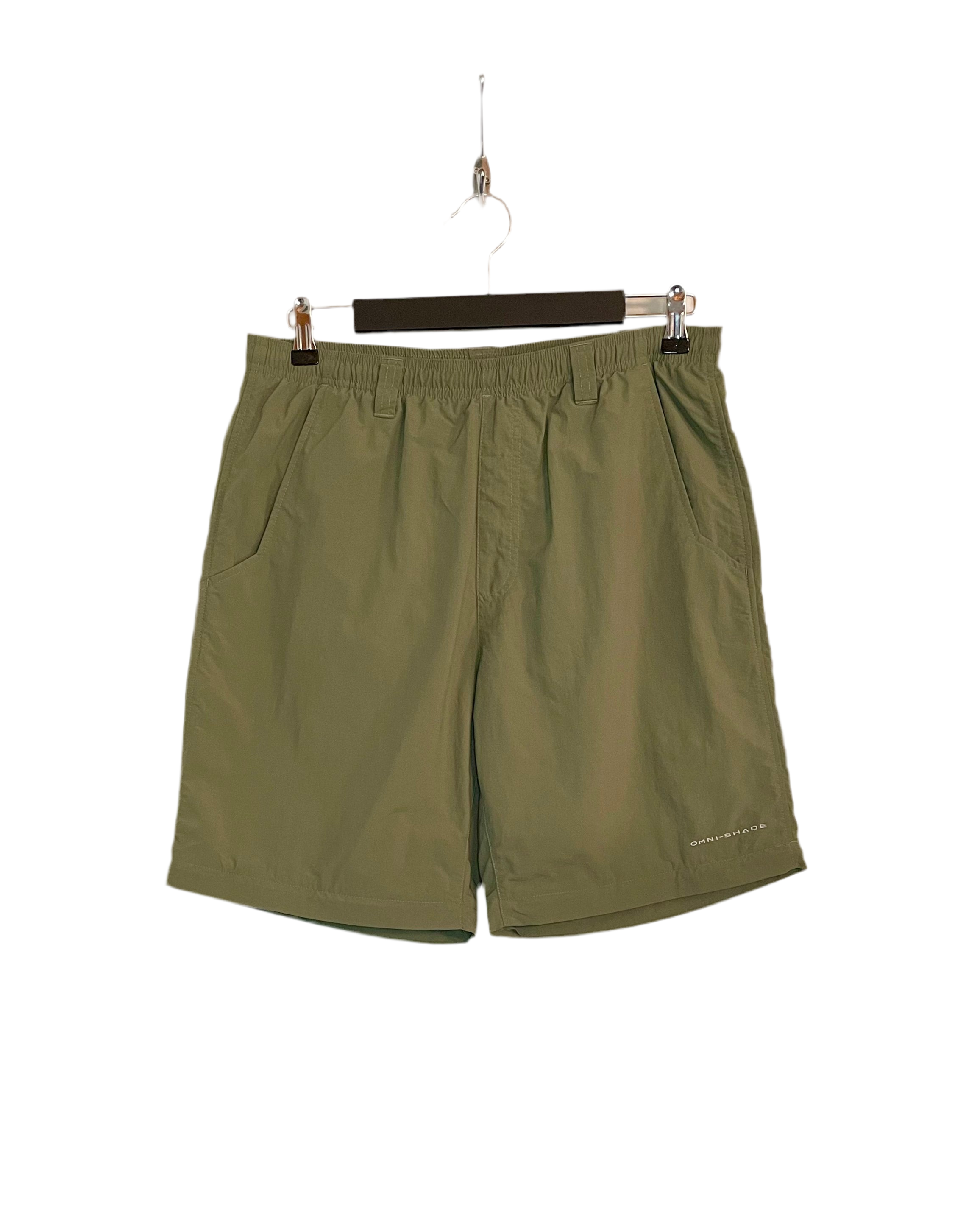 Columbia Wandershorts Olivgrün Größe M